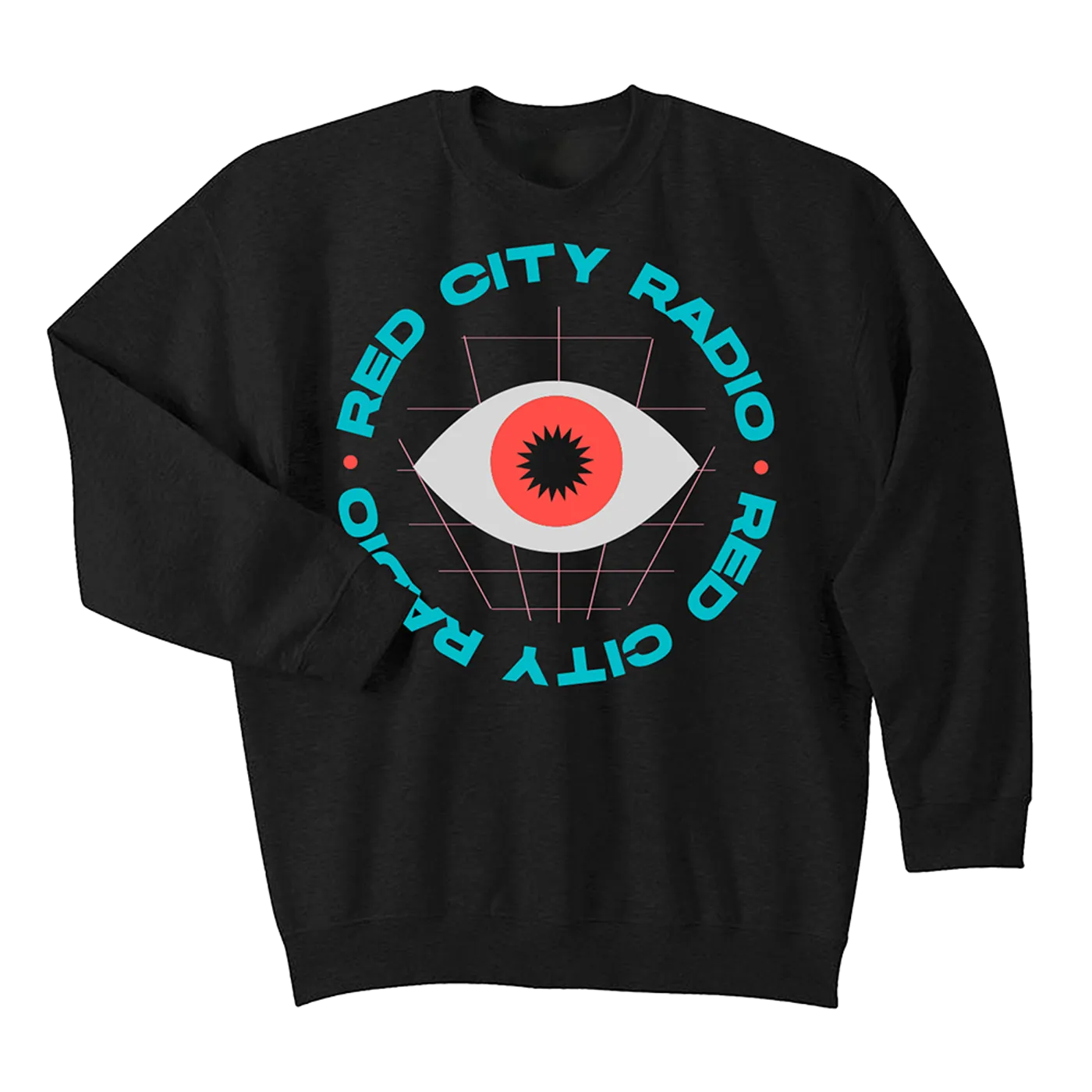 Red City Radio Paradise Crewneck (Black)