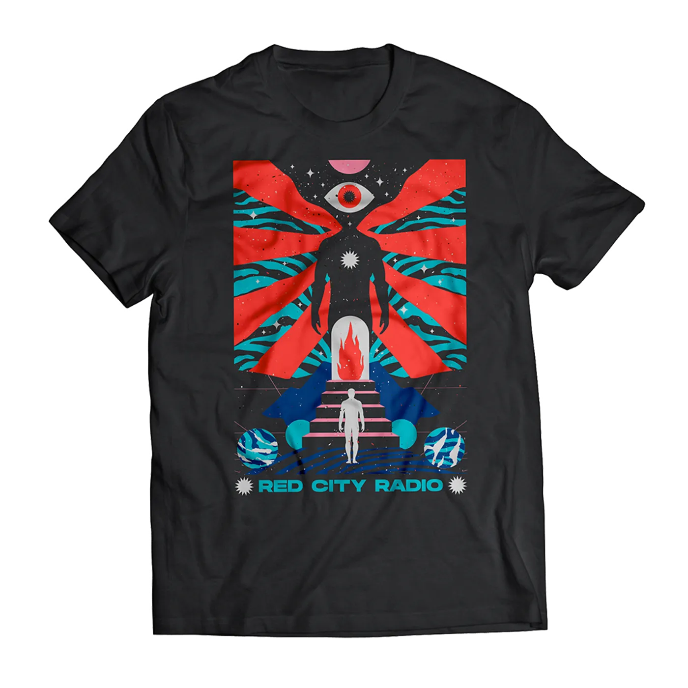 Red City Radio Paradise Tee (Black)