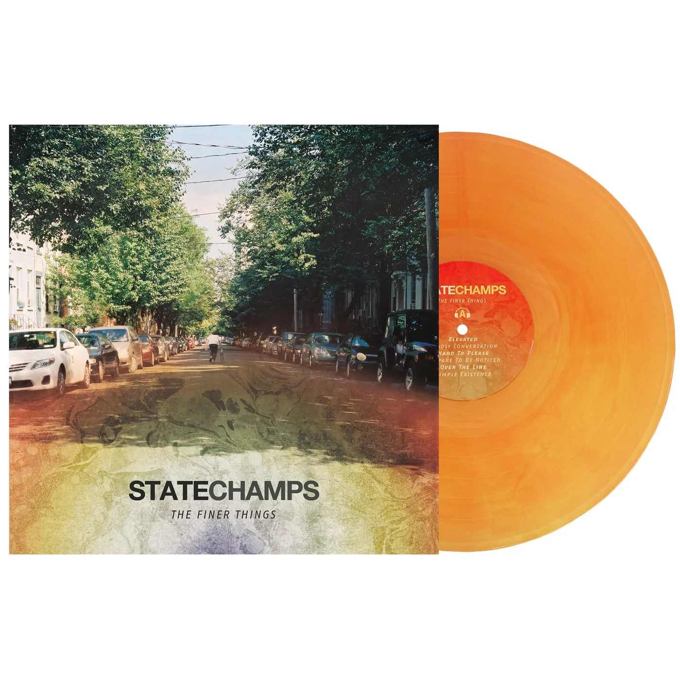 State Champs The Finer Things LP (Yellow & Oxblood Galaxy Vinyl)