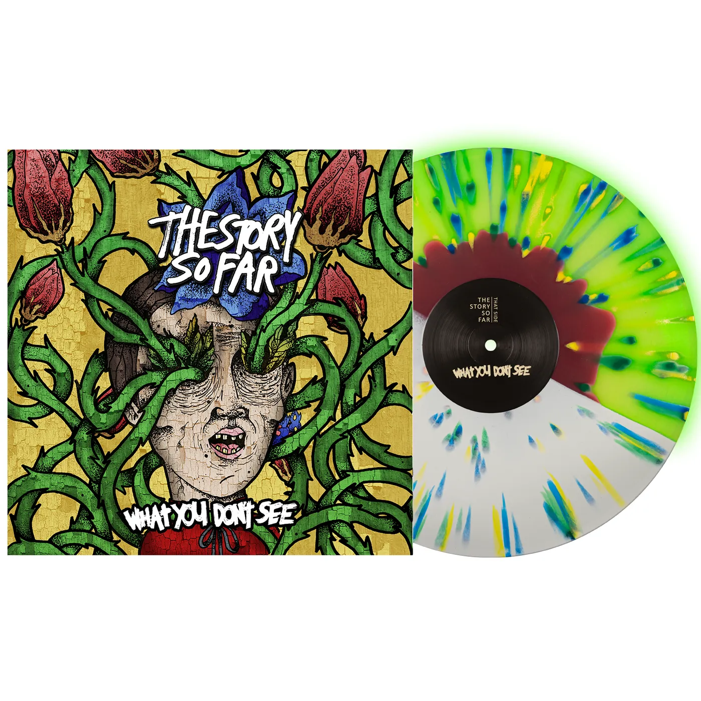 The Story So Far What You Don't See LP (Oxblood GITD Clear/Half White W/ Multi-Colour Splatter Vinyl)