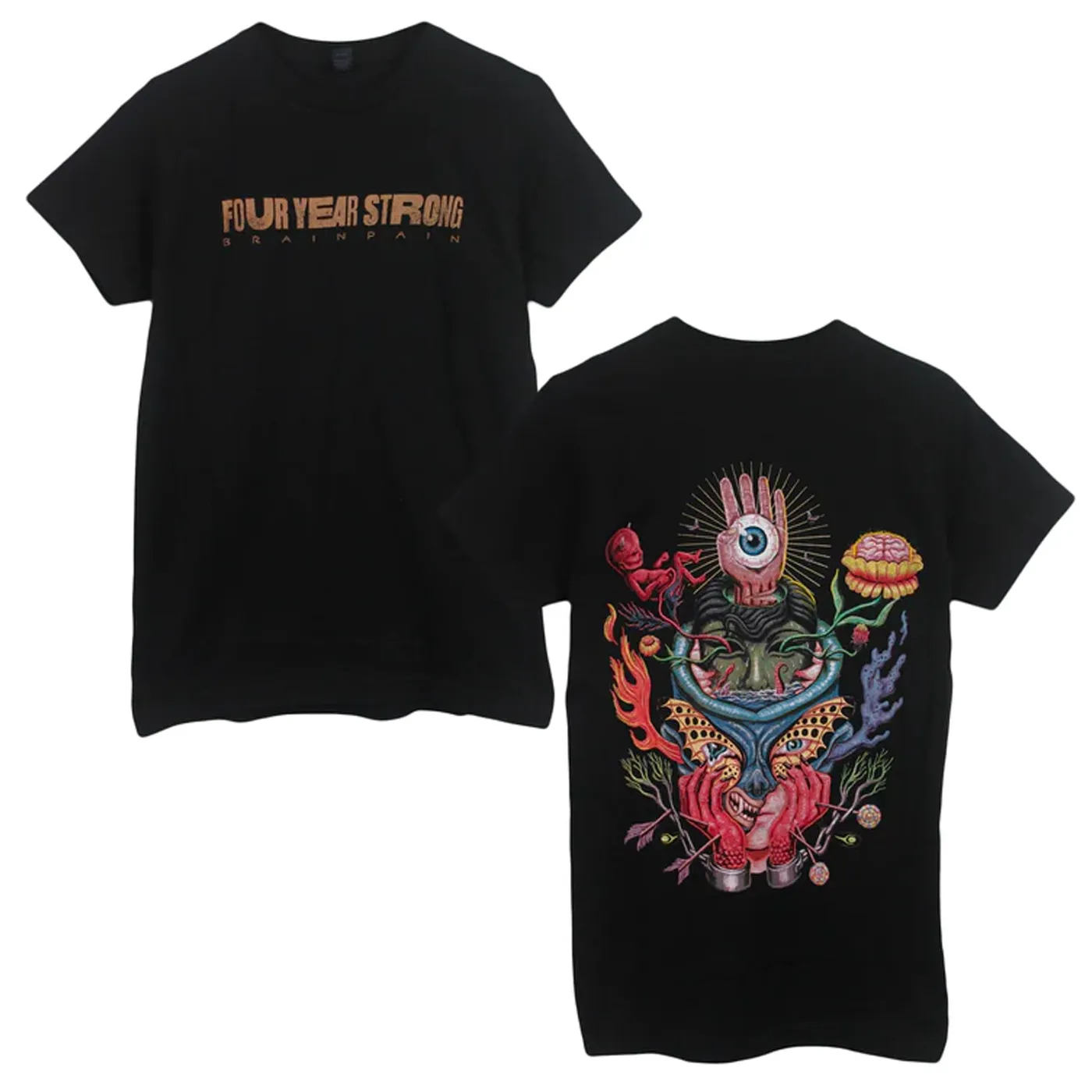 Four Year Strong Brain Pain Tee (Black)
