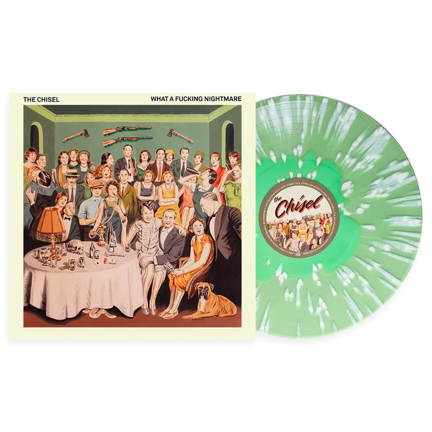 The Chisel What A Fucking Nightmare 12" Vinyl (Mint in Coke Bottle Clear w/ Heavy White Splatter)