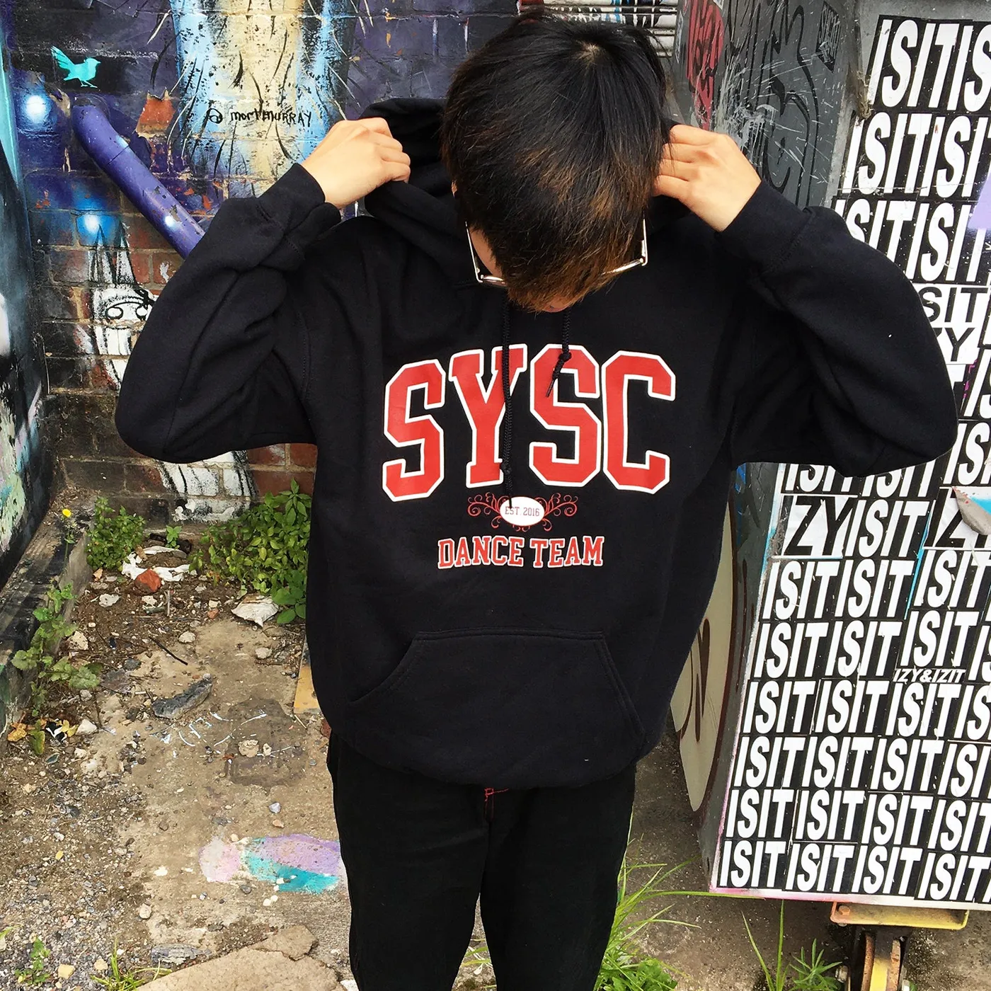 SeeYouSpaceCowboy... College Dance Team Hoodie (Black)