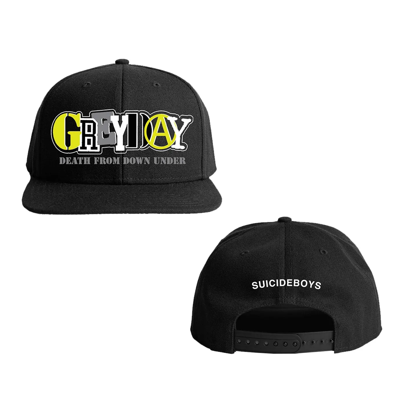 $uicideboy$ Greyday Snapback Hat (Black)