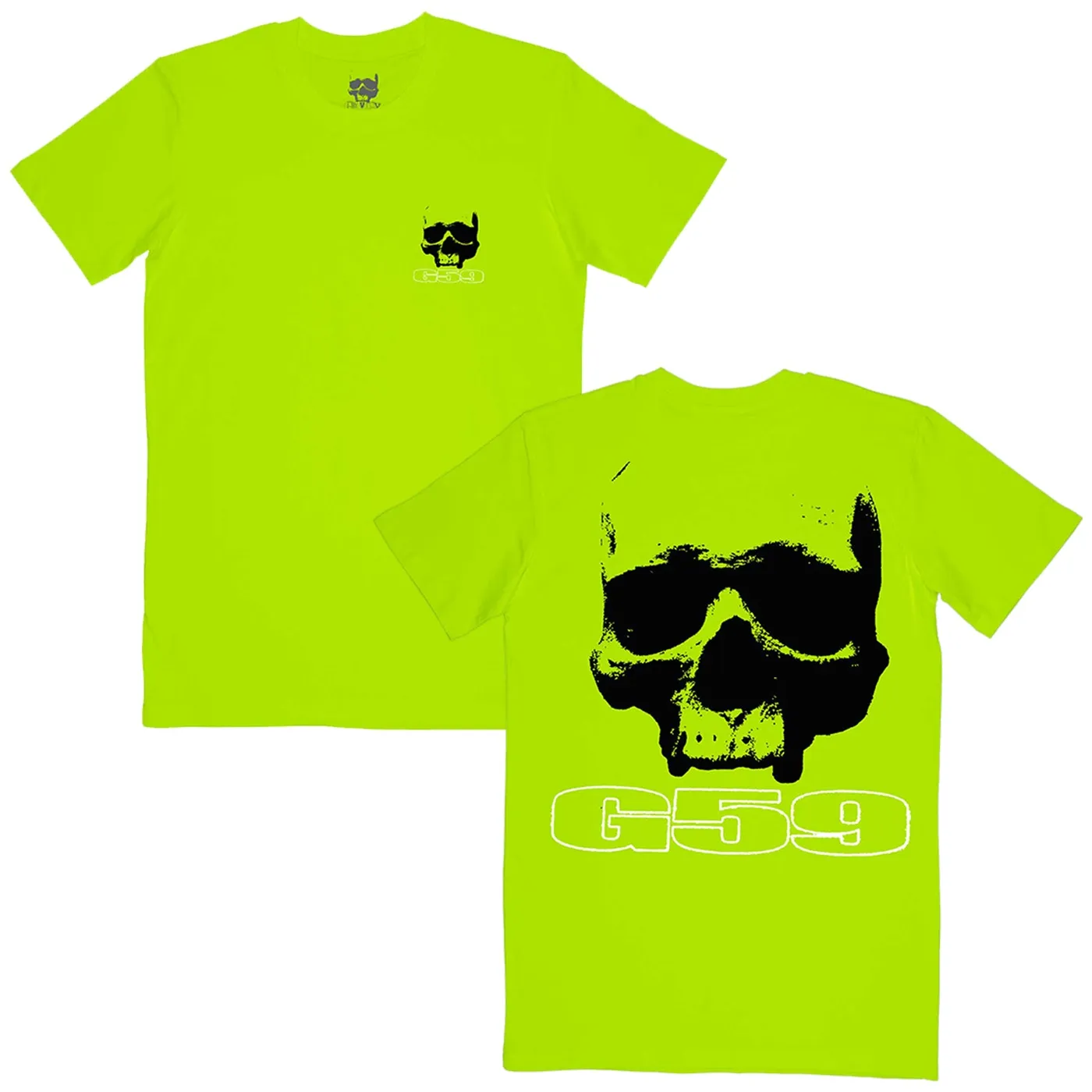 $uicideboy$ G59 Skull T-Shirt (Safety Green)