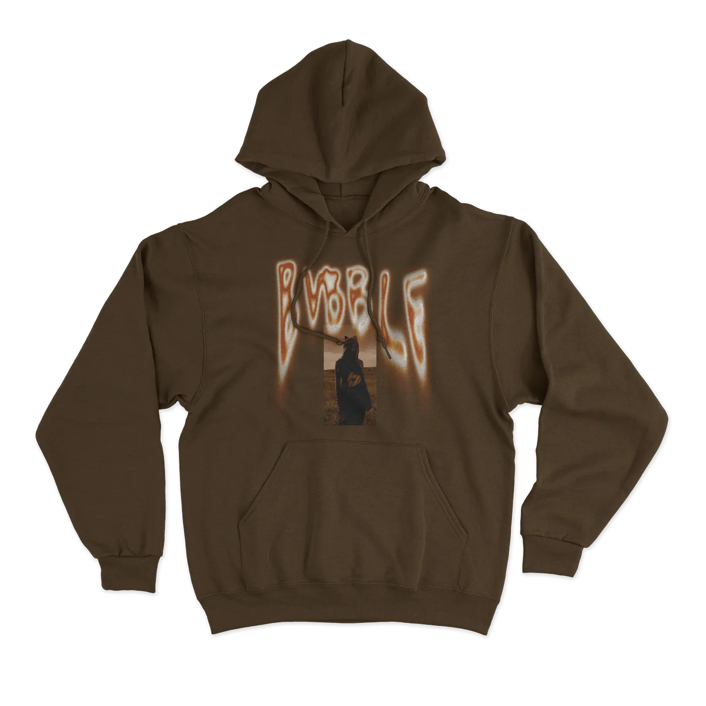 Lennon Stella Brown Bubble Hoodie