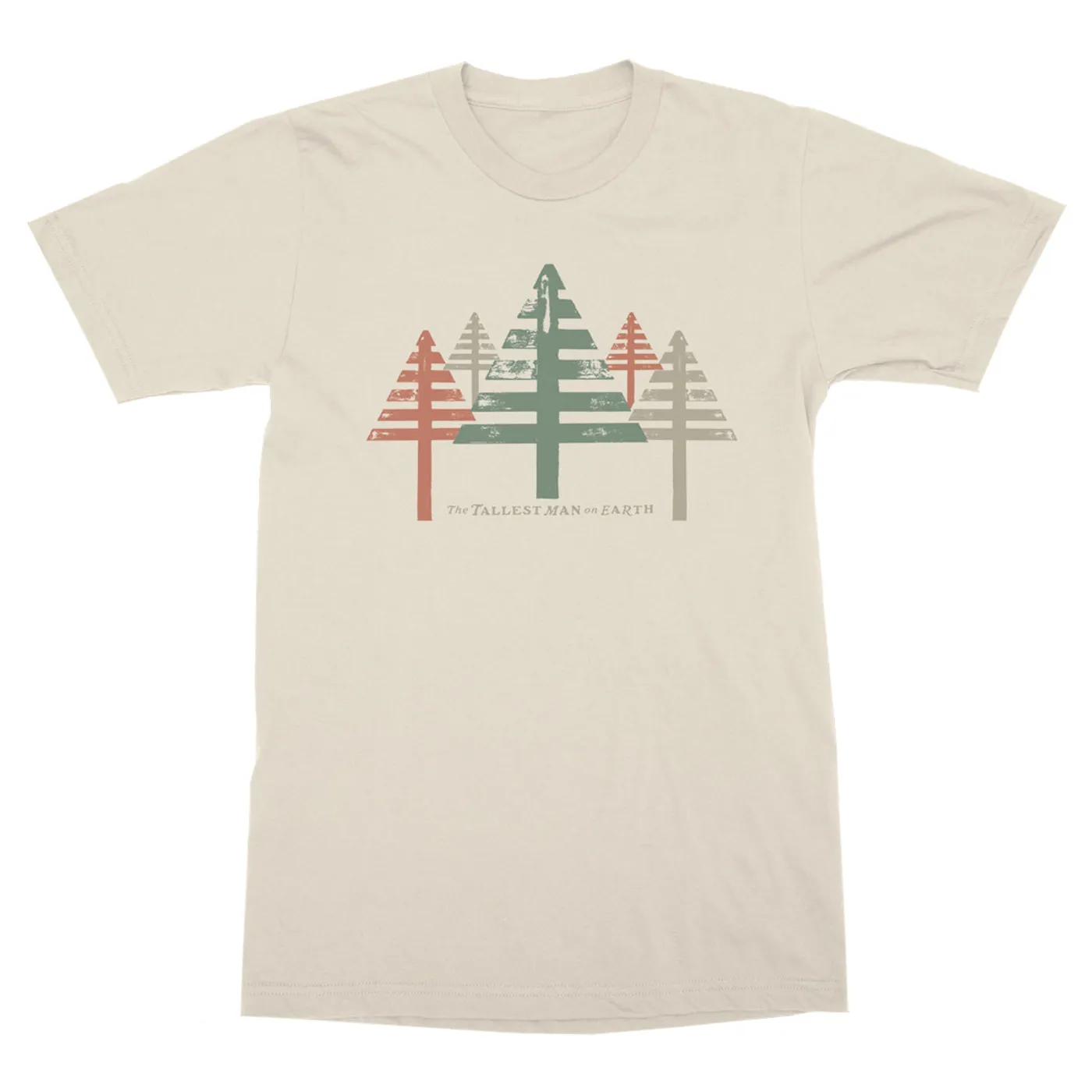 The Tallest Man on Earth | Treestripe T-Shirt - Canvas Natural