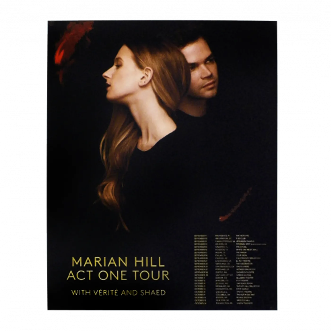 Marian Hill | 12X15 Act One 2016 Tour Poster