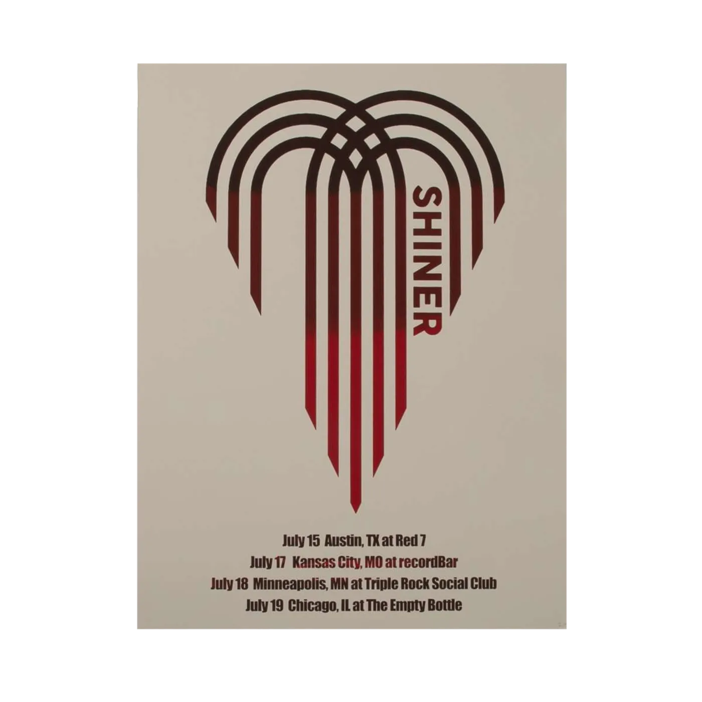 Shiner | 19X25 Fountain Tour Poster