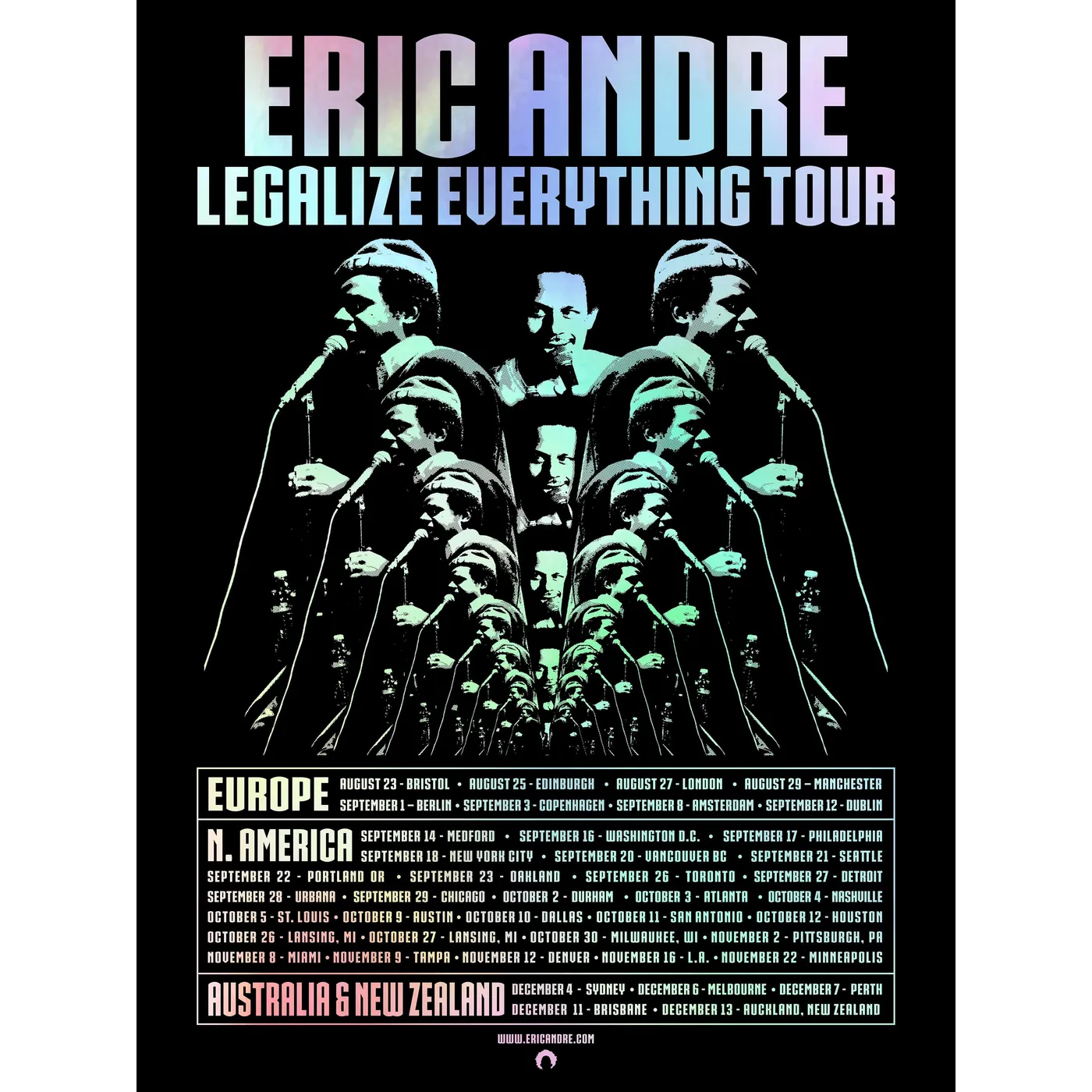 Eric Andre | Metallic Foil Poster