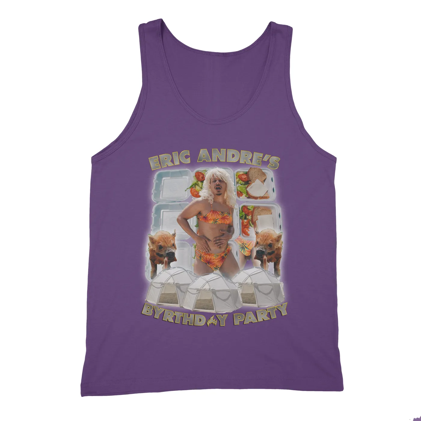 Eric Andre | Byrthday Tank Top - Purple