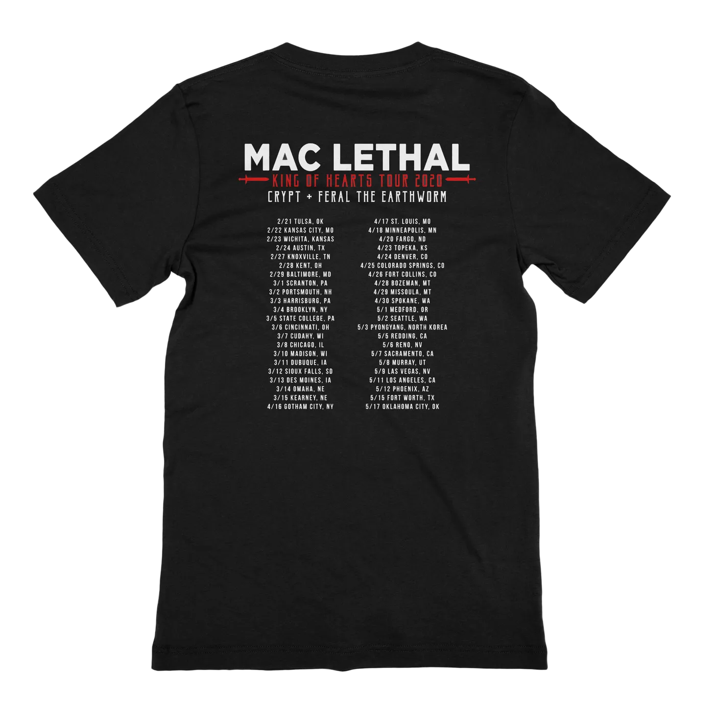 Mac Lethal | King of Hearts Tour T-Shirt