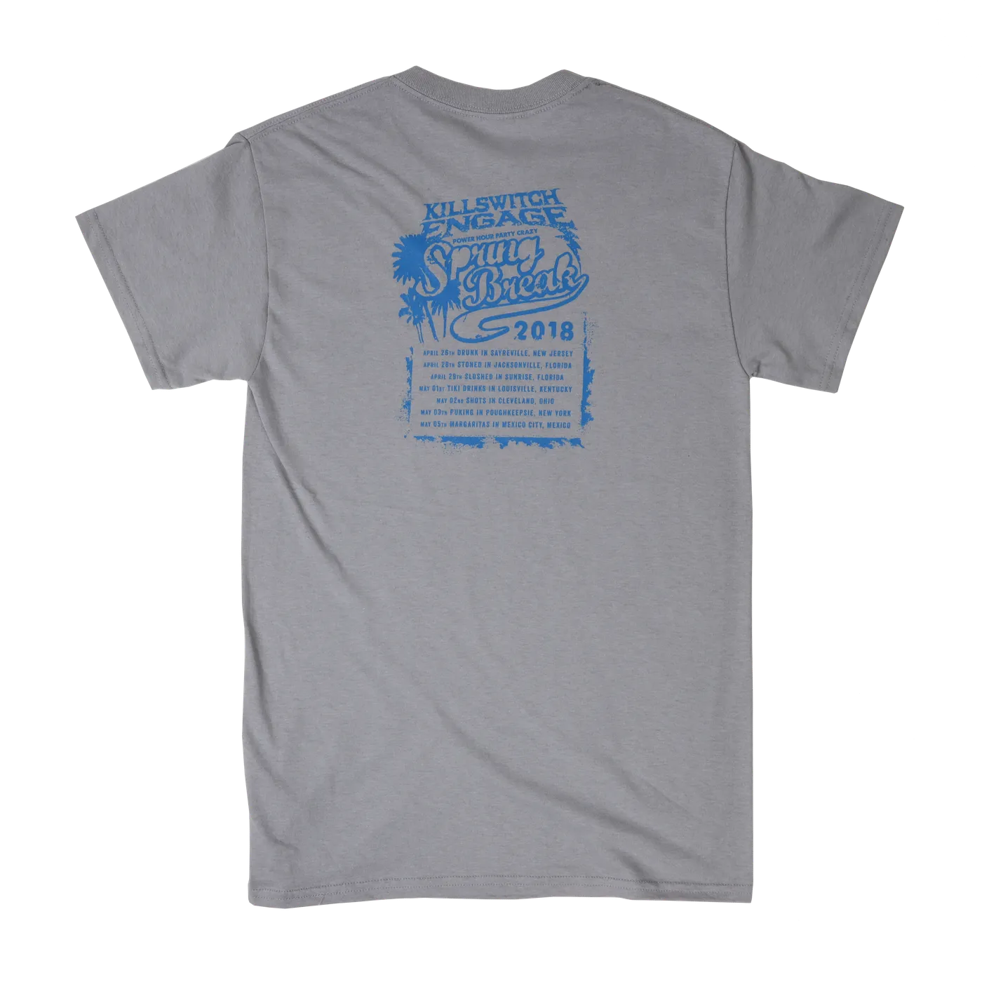 Killswitch Engage Vault | Spring Break Tour 2018 T-Shirt - Grey