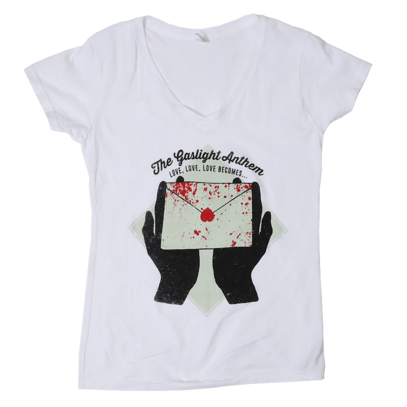 The Gaslight Anthem | Stray Paper / Love Becomes V-Neck - Ladies