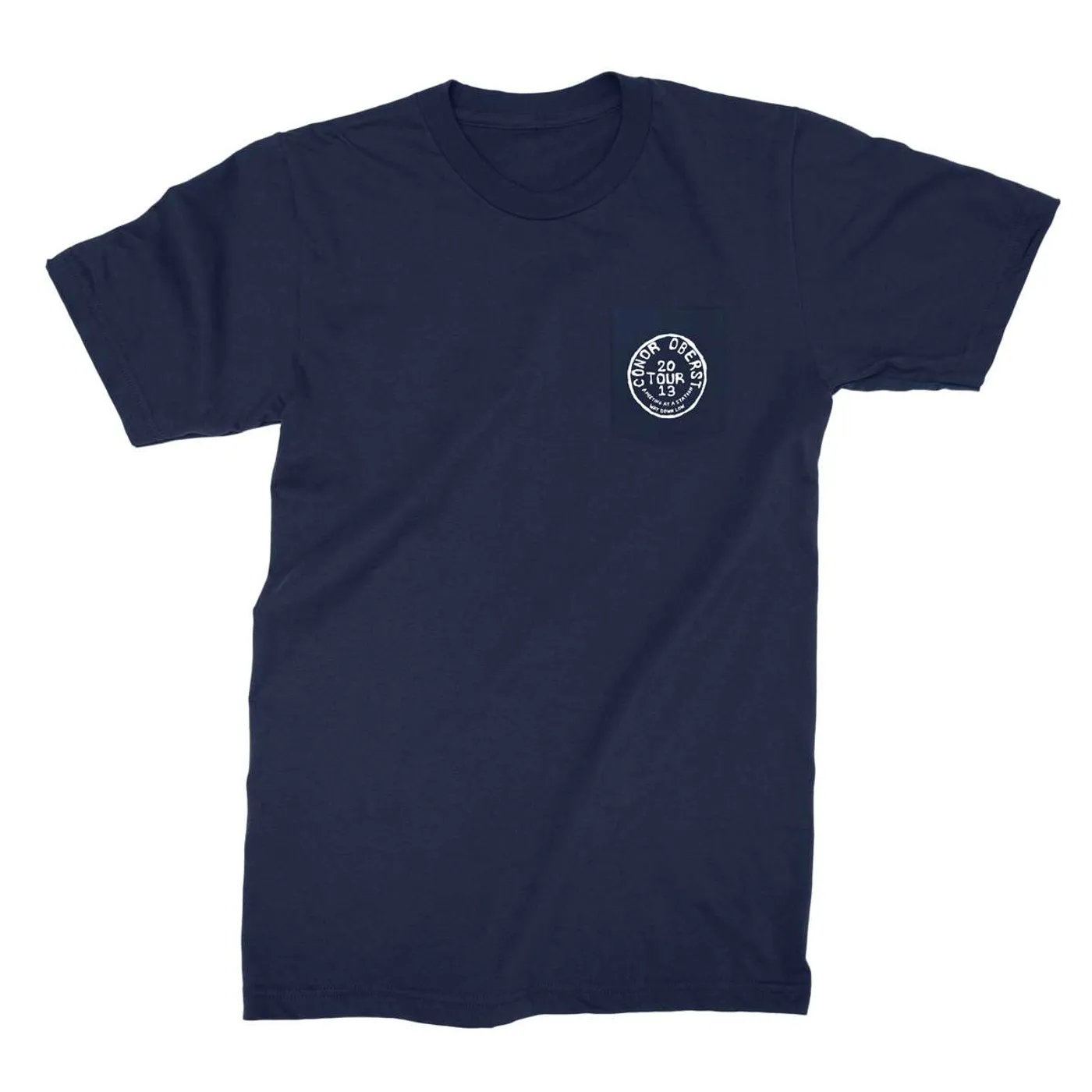 Conor Oberst | 2013 European Tour Stamp Pocket T-Shirt