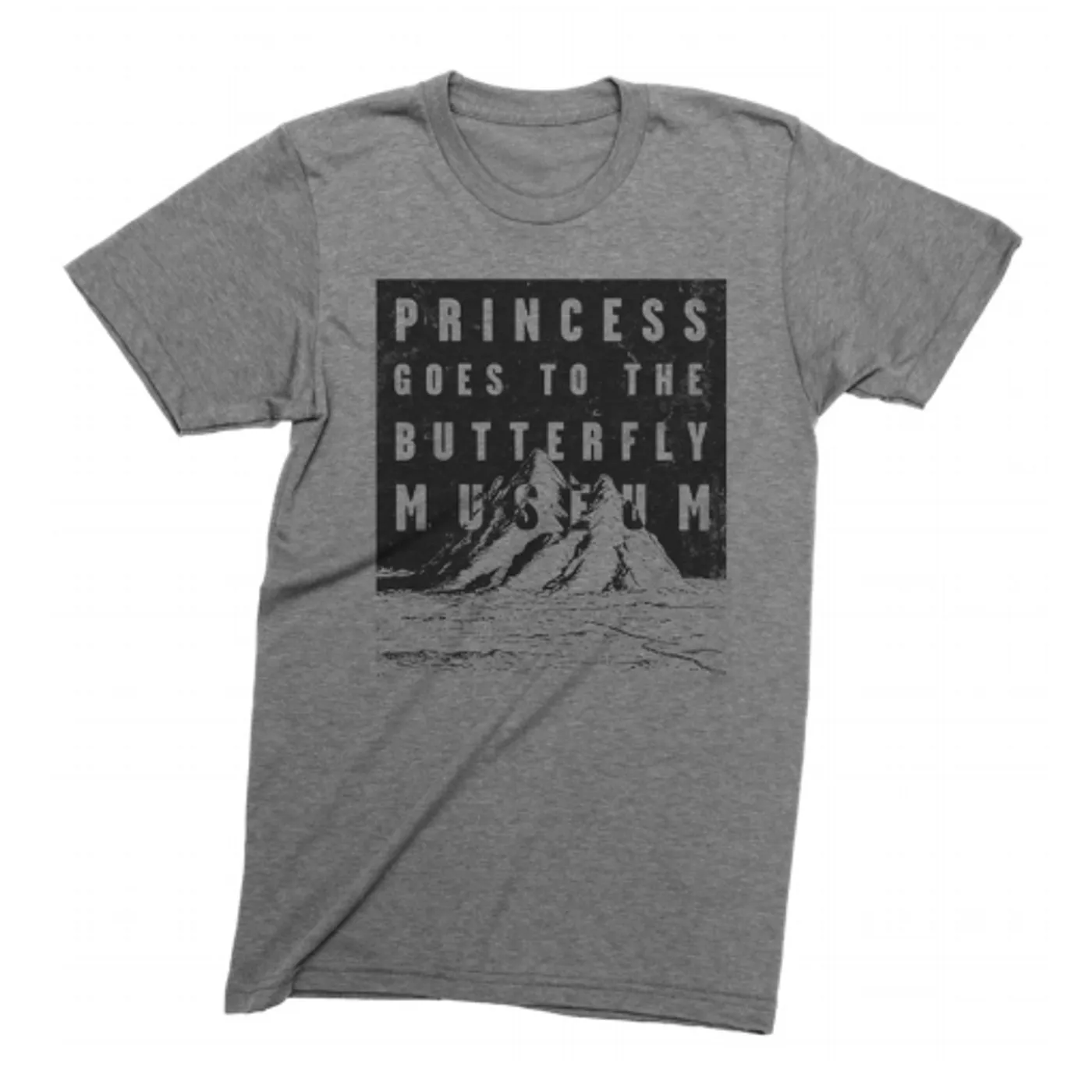 Princess Goes To The Butterfly Museum  | Mountain T-Shirt