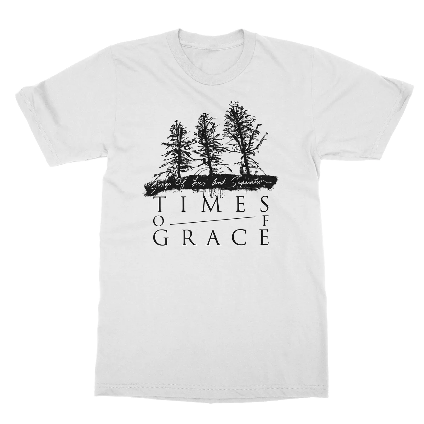Times Of Grace | Tree Line Text T-Shirt