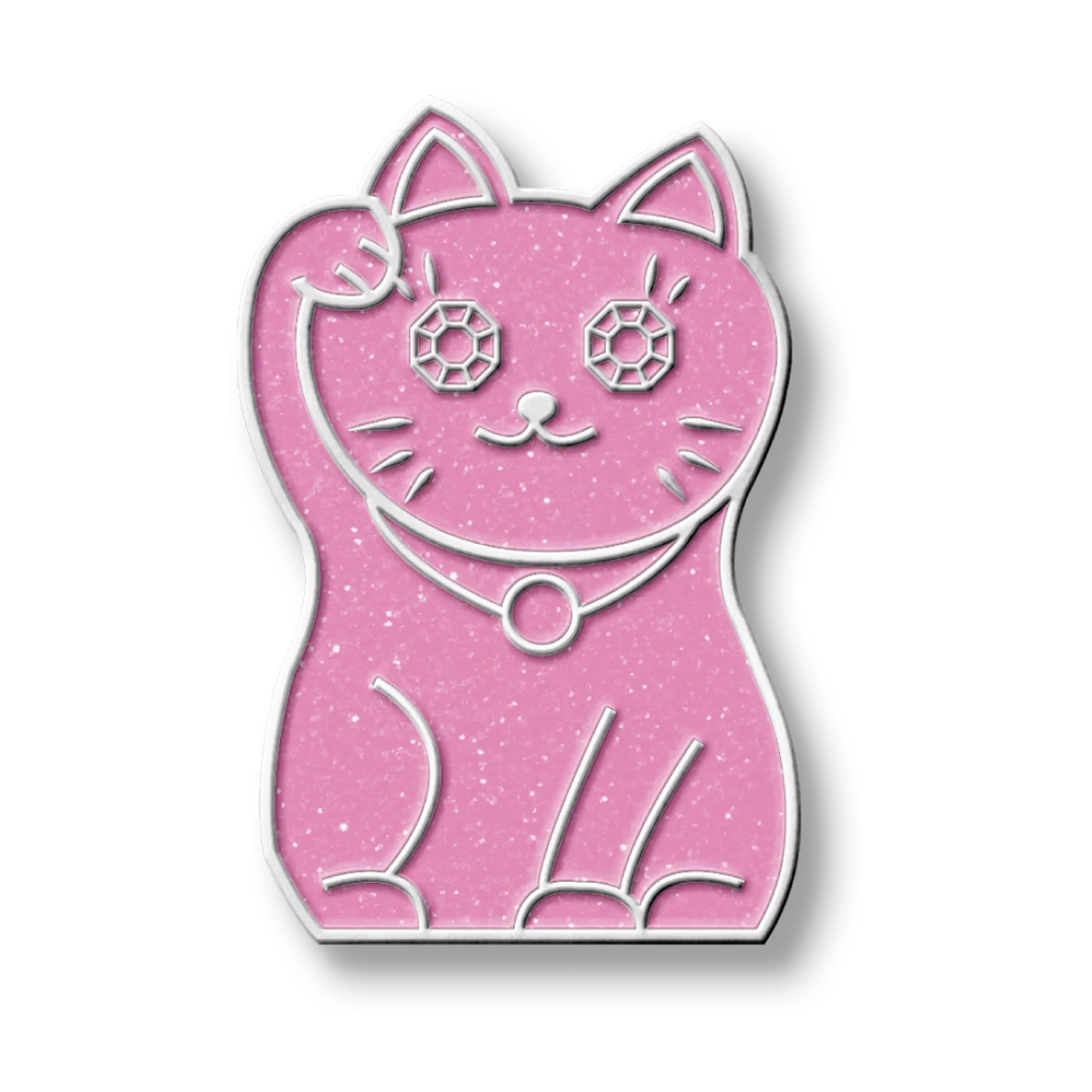 JHS Pedals | Lucky Cat Enamel Pin