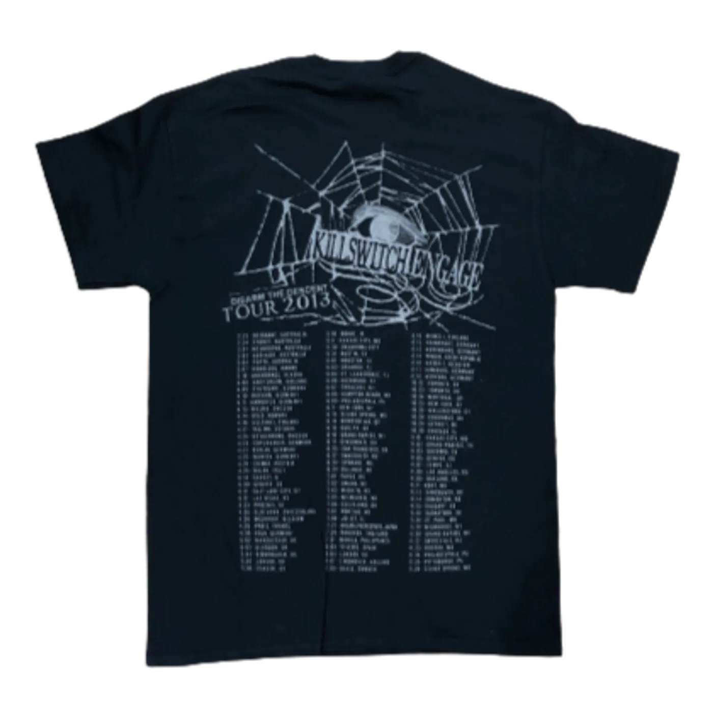 Killswitch Engage Vault | Disarm the Descent 2013 World Tour T-Shirt - Black