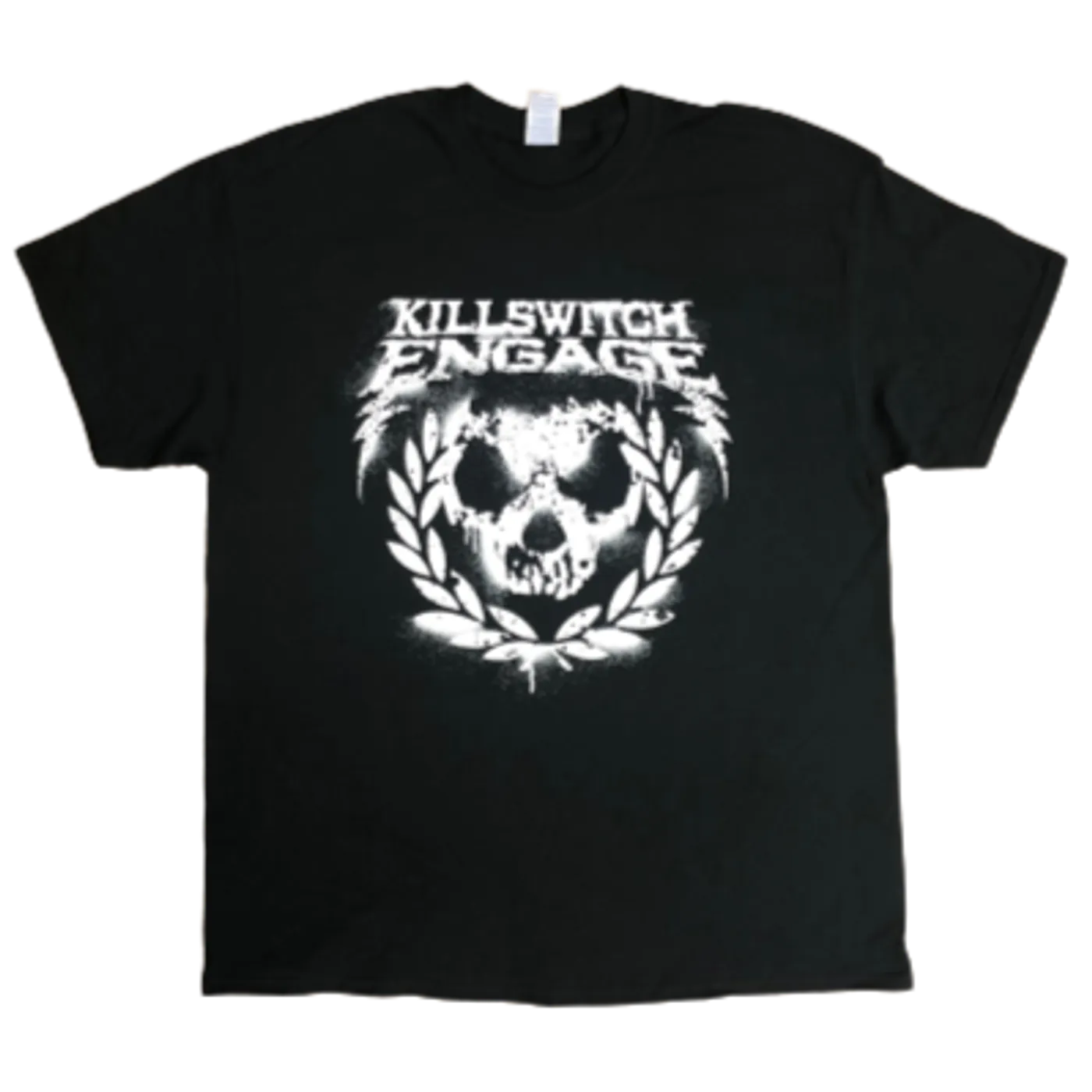 Killswitch Engage Vault | Skull Wreath 2015 Tour T-Shirt - Black/White