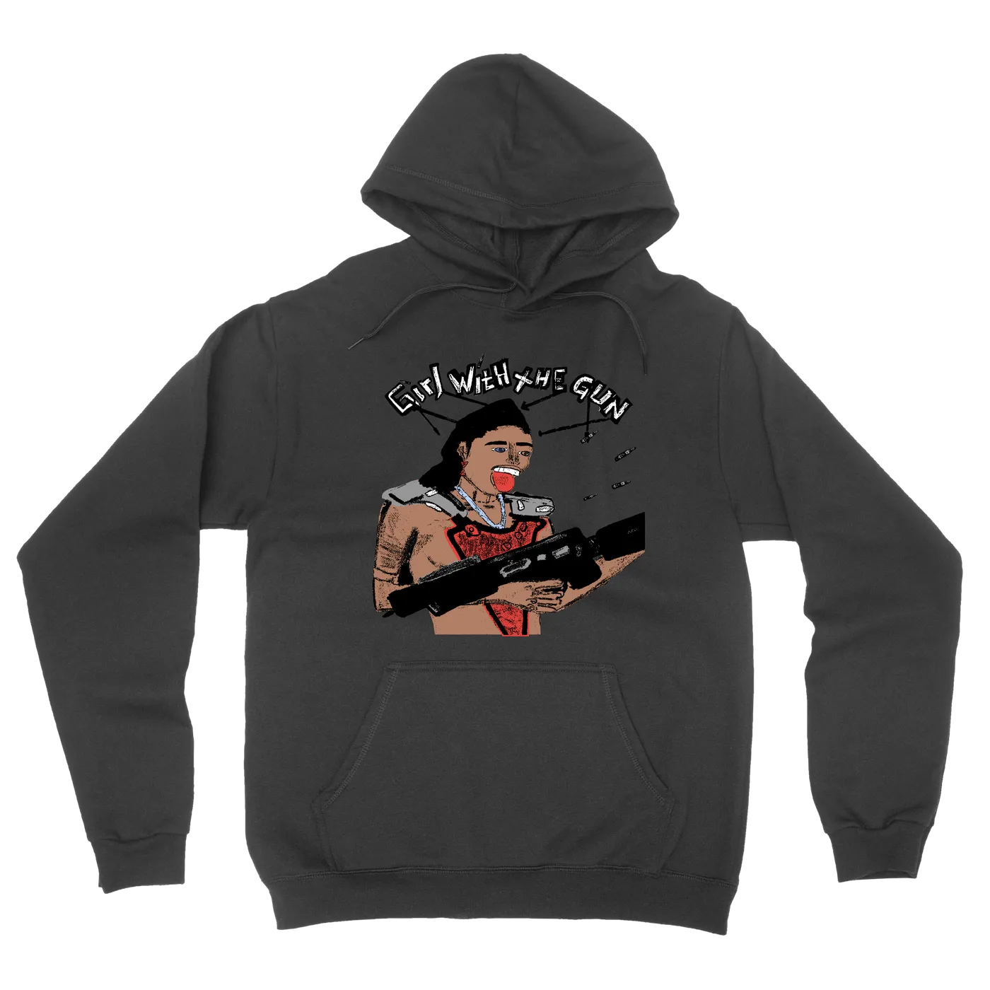 Angel Haze | Girl With The Gun Hoodie