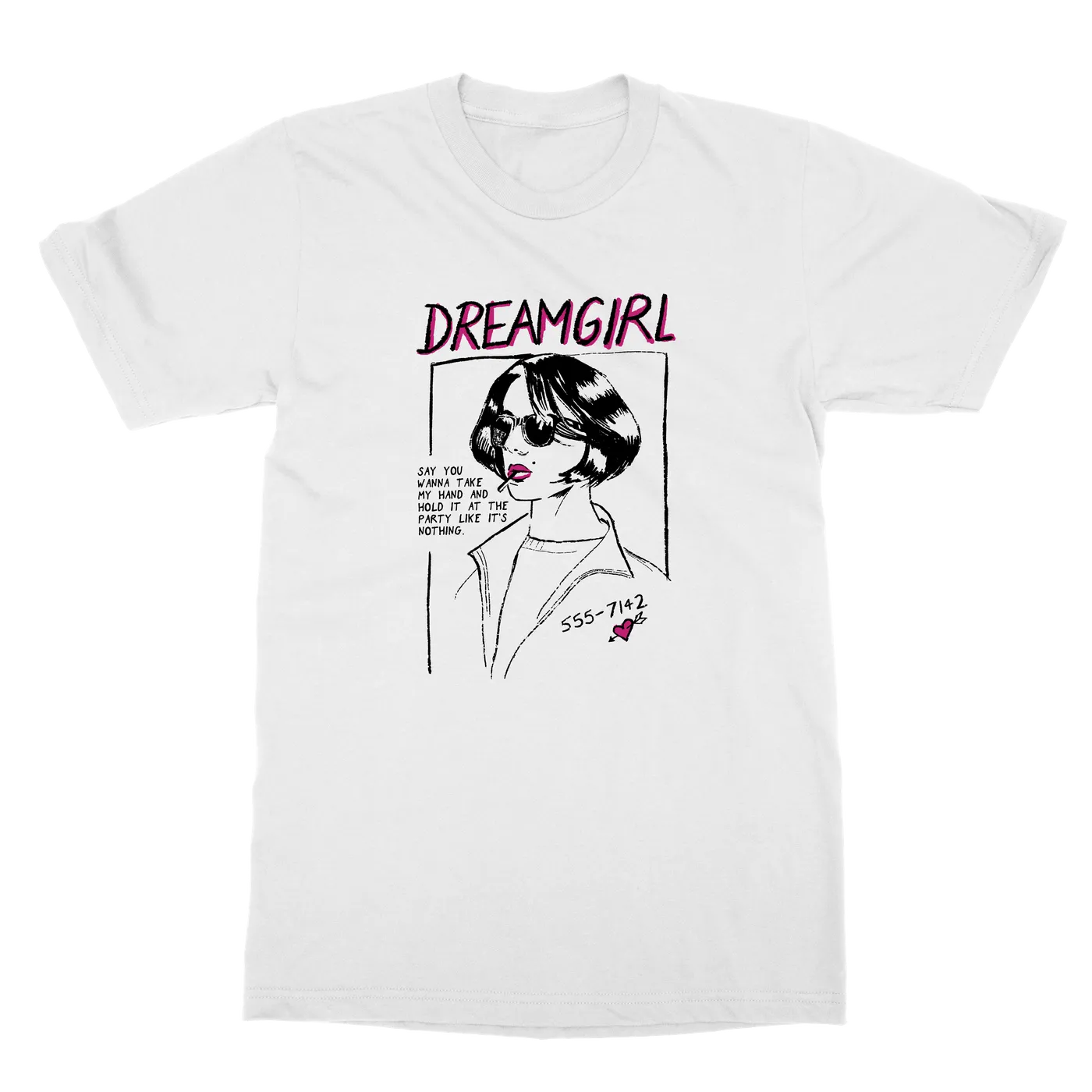 Dreamgirl | Dream Phone T-Shirt - White