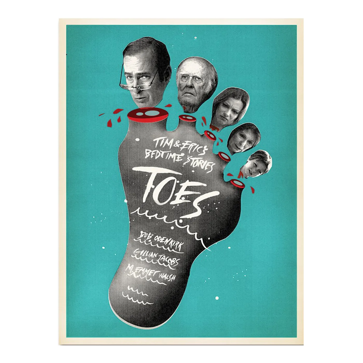 Tim and Eric | Toes Poster