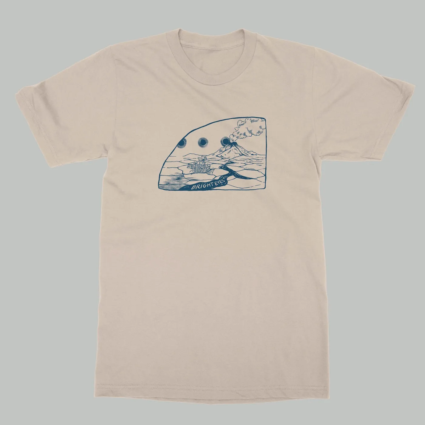 Bright Eyes - Volcano T-Shirt - Tan