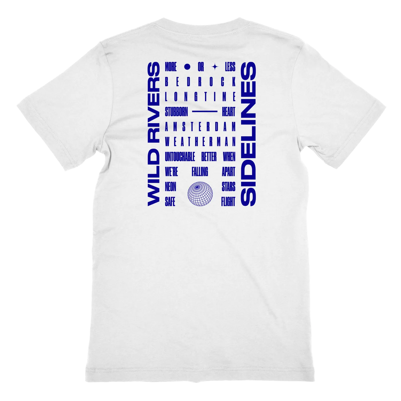 Wild Rivers | Sidelines T-Shirt - Blue Text