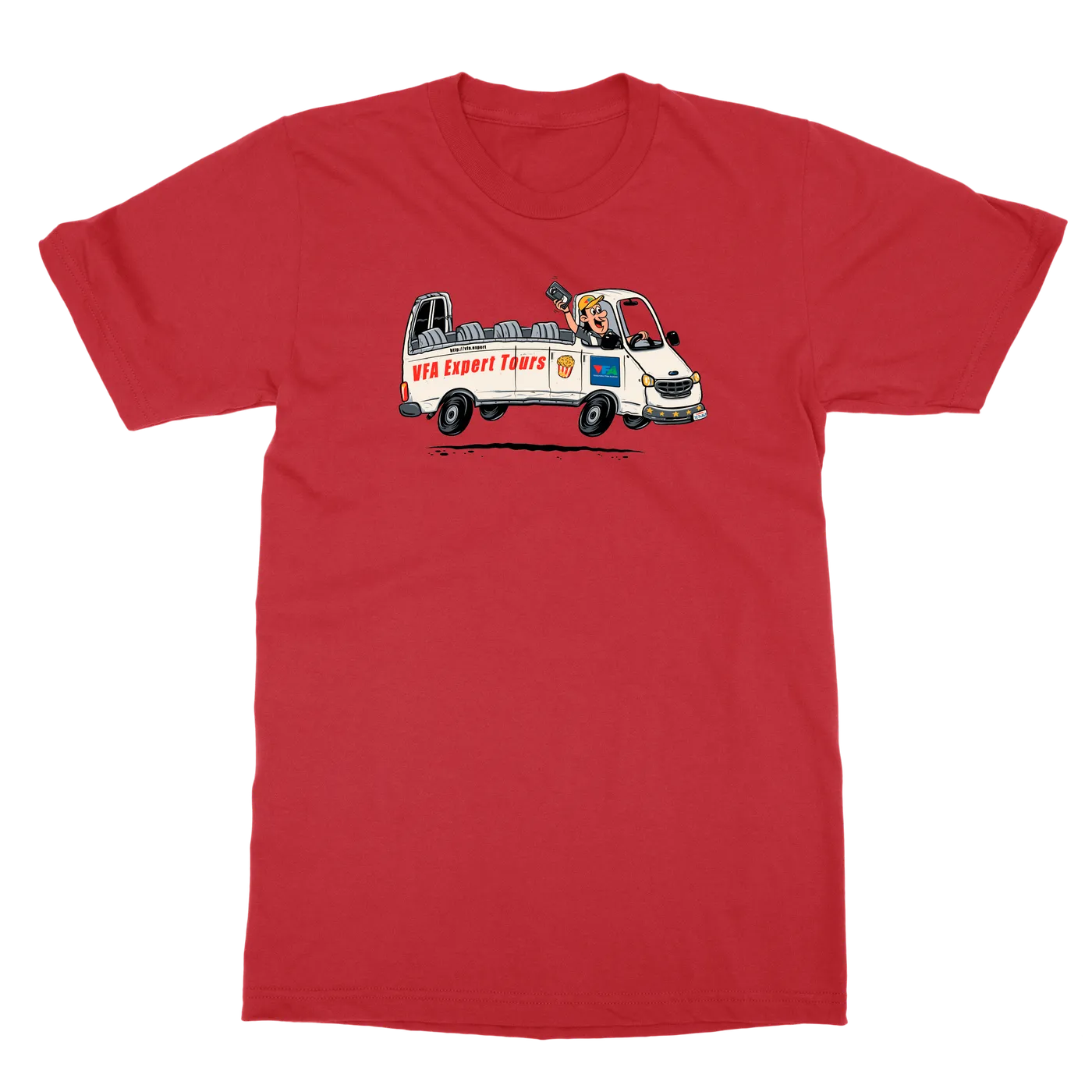 On Cinema | VFA Expert Van Tours T-Shirt - Red