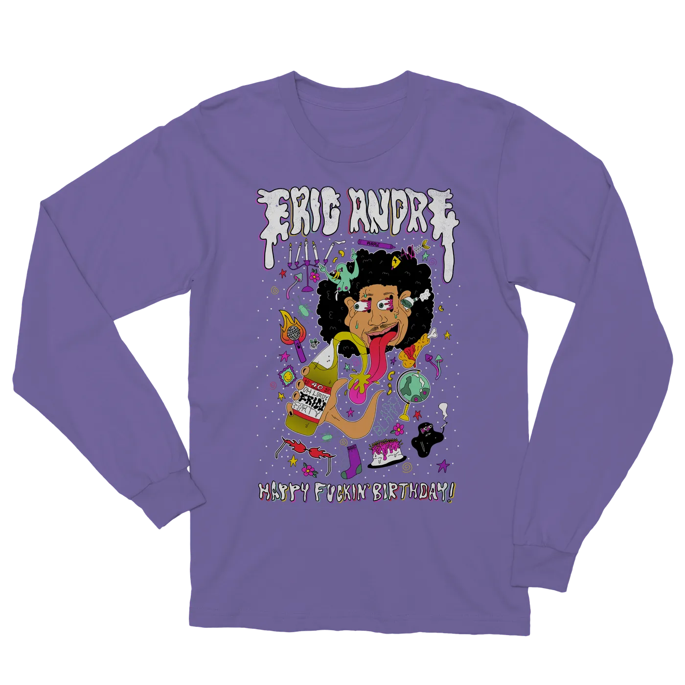 Eric Andre | Trippy Event Long Sleeve T-Shirt *PREORDER*
