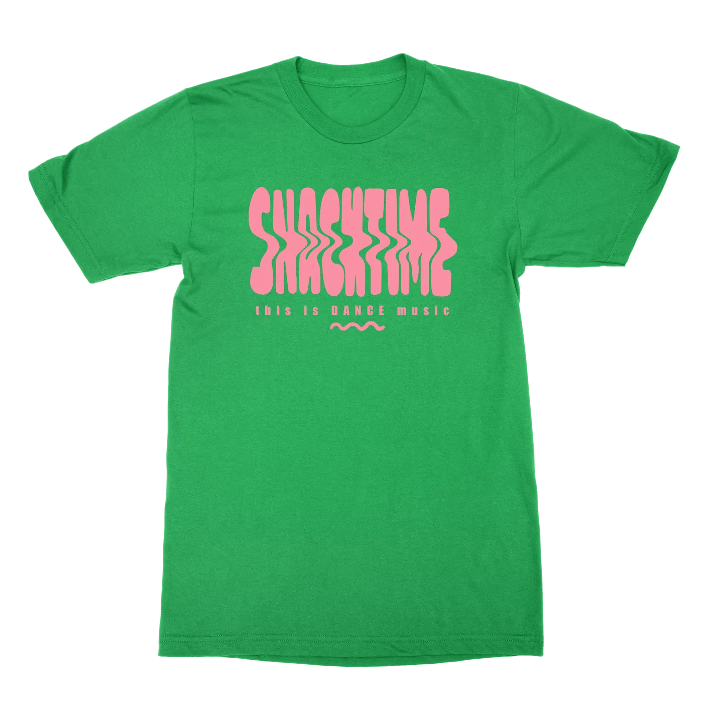 Snacktime | T-Shirt - Green & Pink