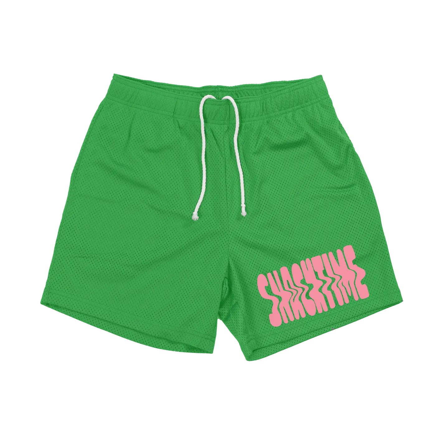 Snacktime | Mesh Shorts - Green & Pink