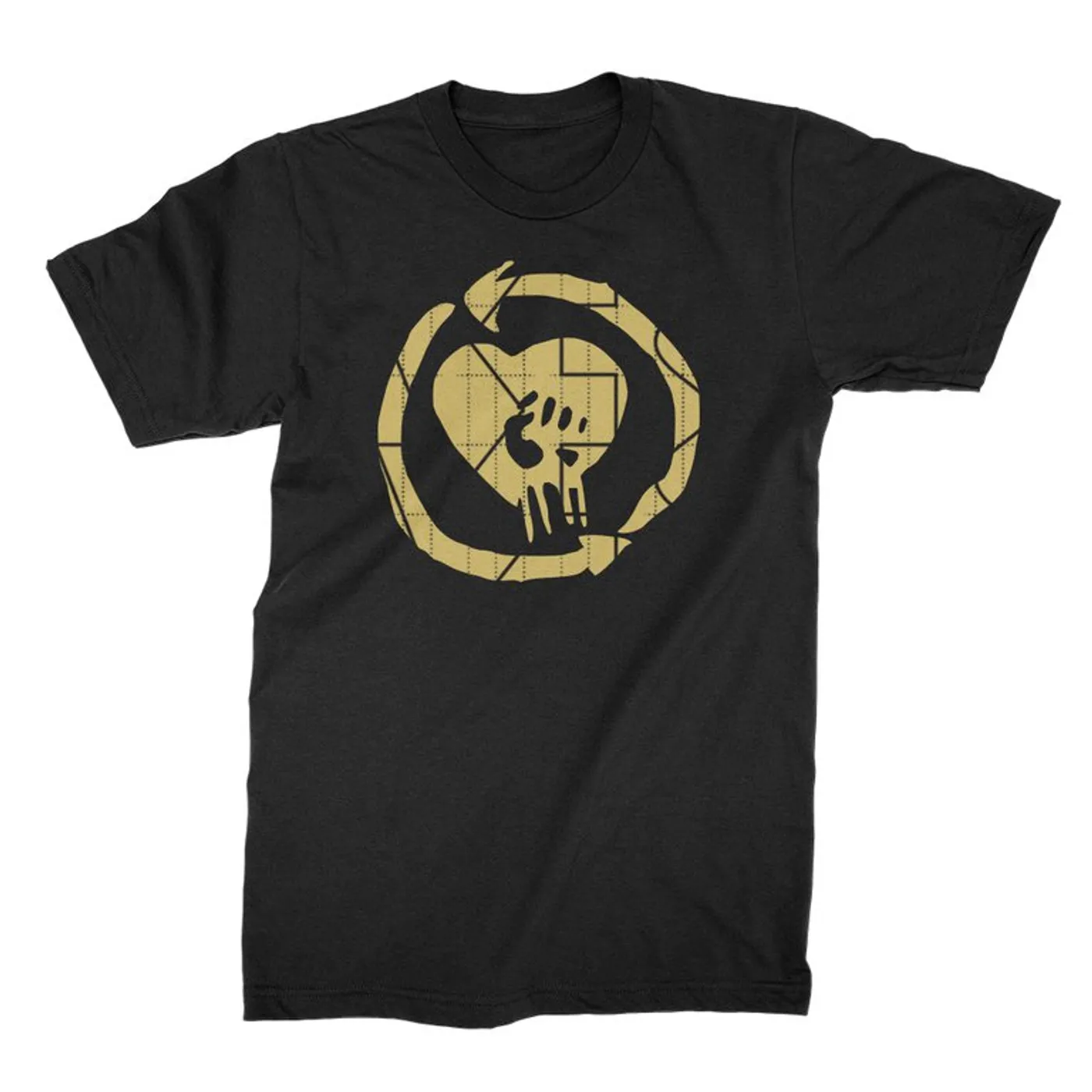 Rise Against Ghost Note HeartFist Tee (Black)