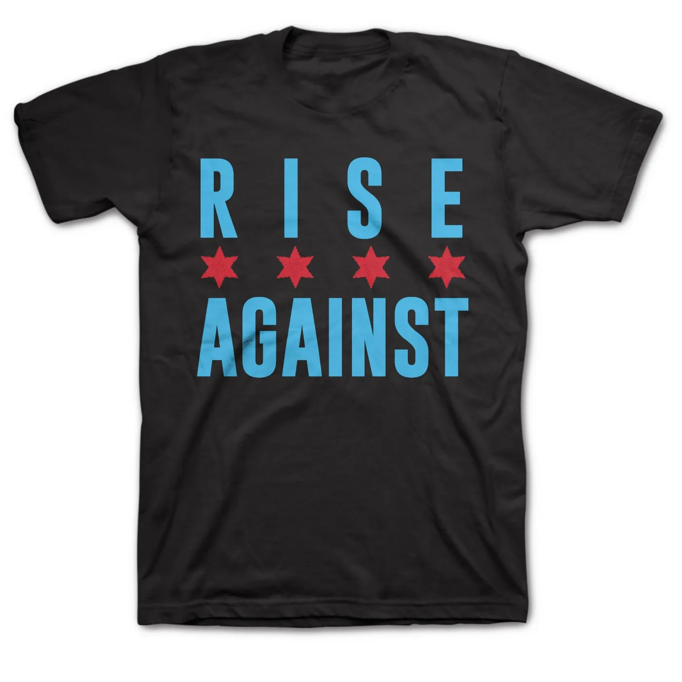 Rise Against Chicago Flag Tee (Black)