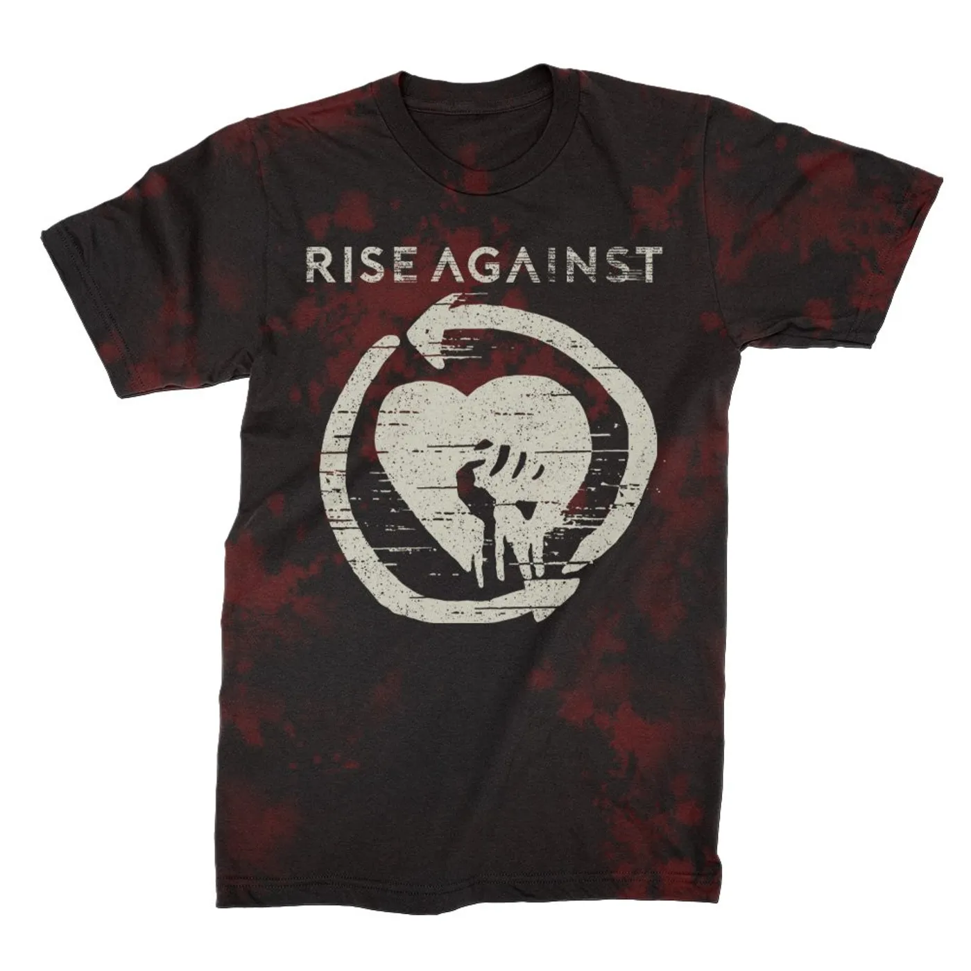 Rise Against HeartFist Tie Dye Tee (Bloodlet)