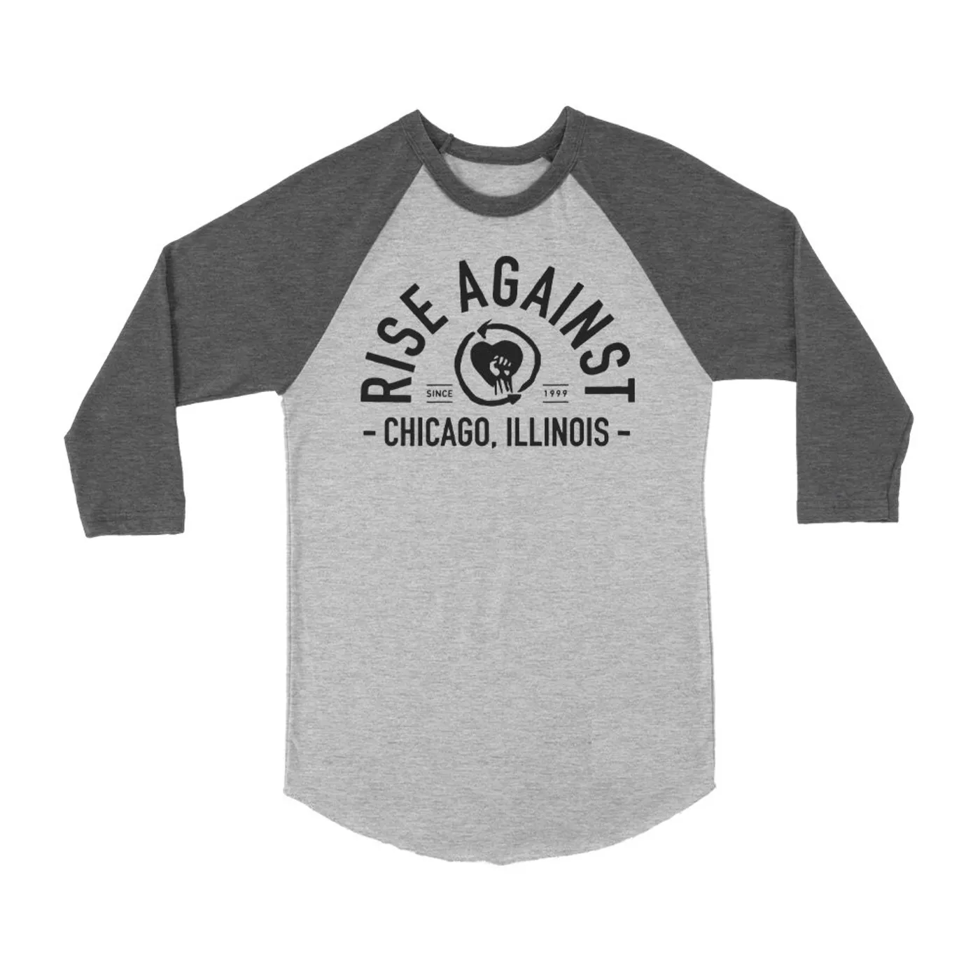 Rise Against Classic Arch Raglan (Grey)