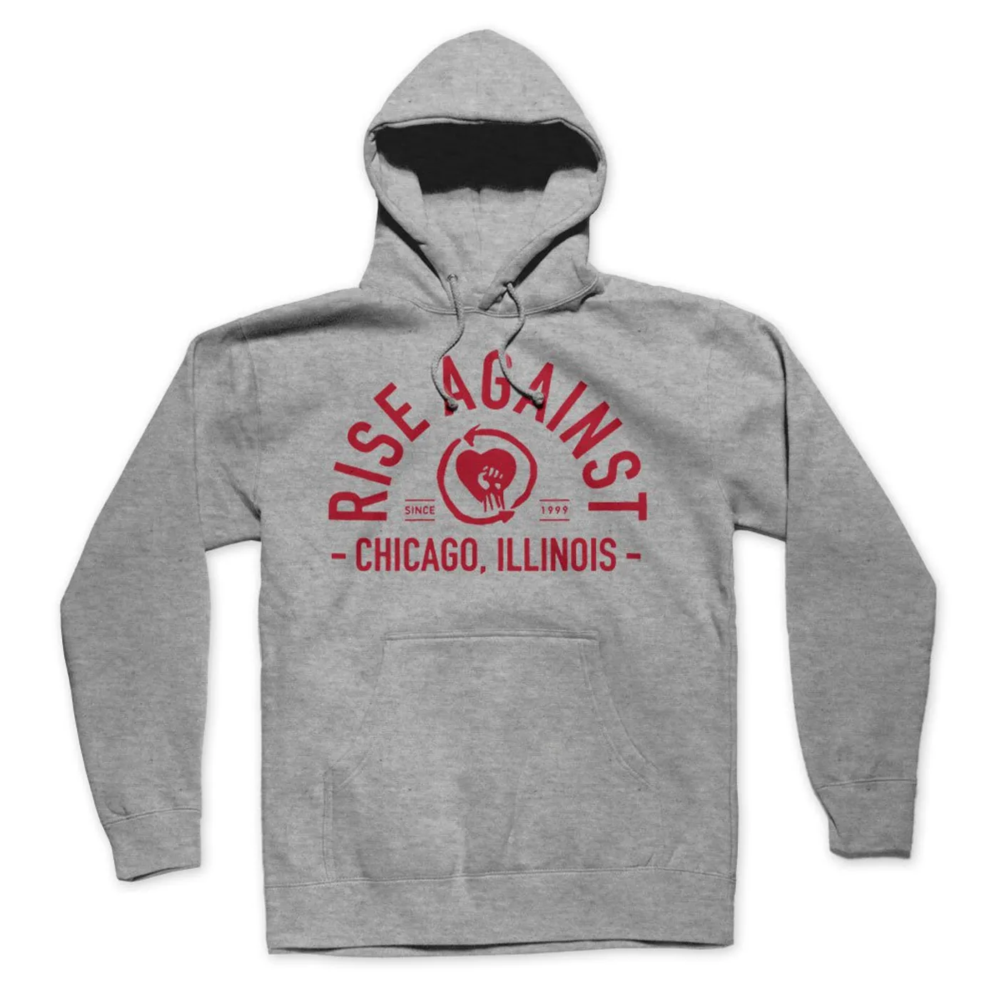 Rise Against Classic Arch Hoodie (Gray)