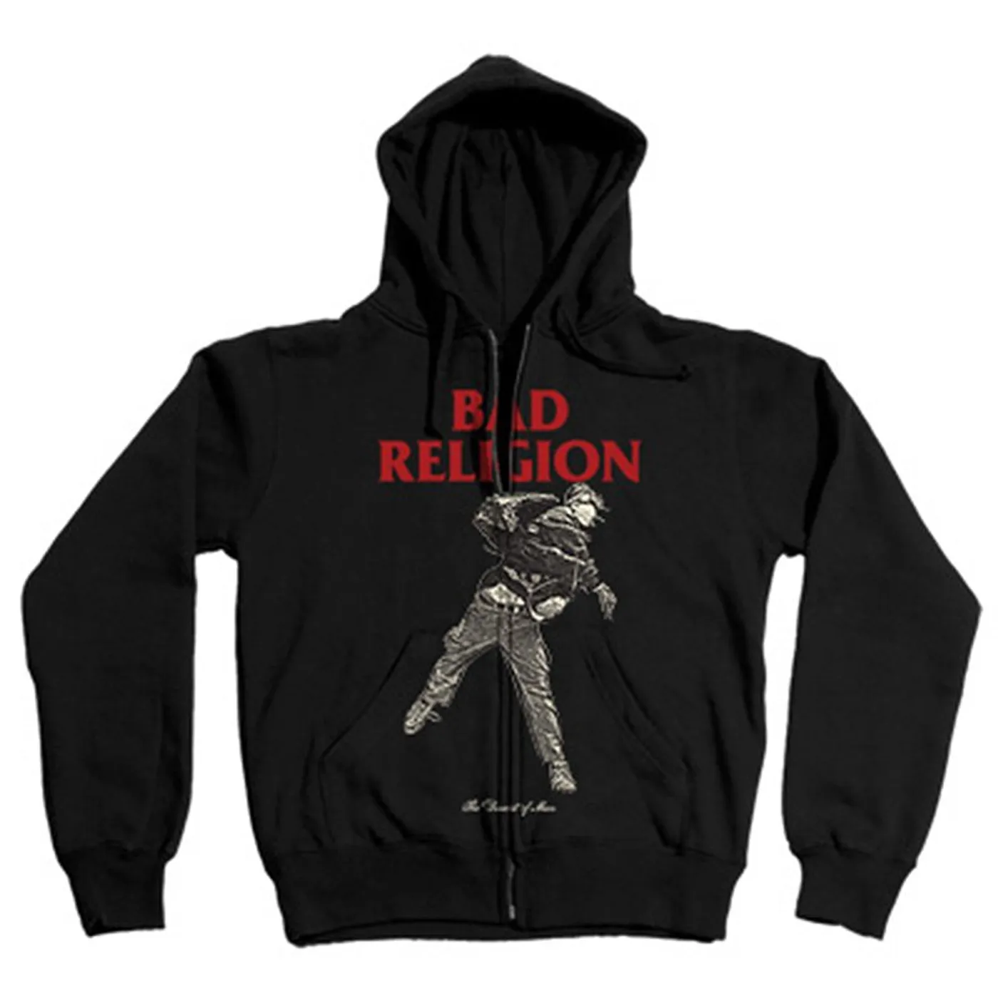 Bad Religion The Dissent Of Man Zip-Up Hoodie (Black)