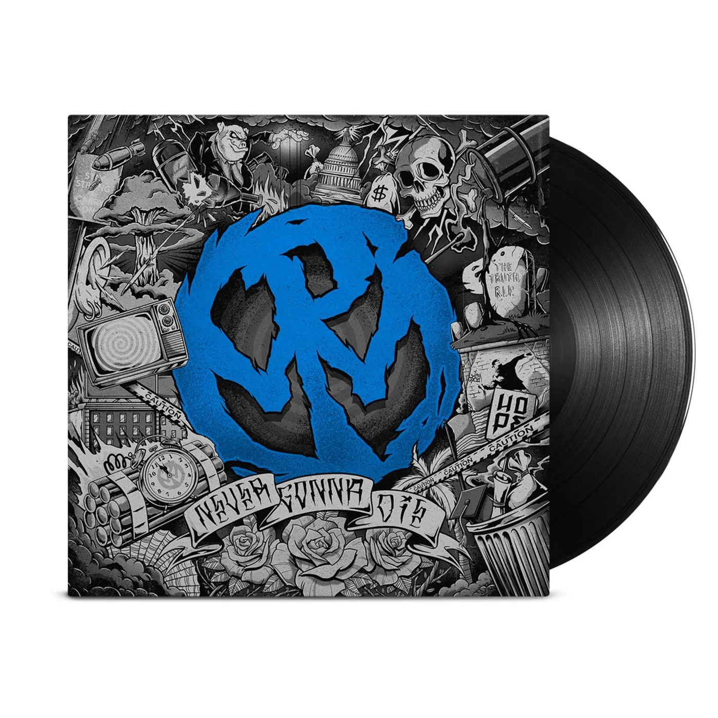 Epitaph Records Never Gonna Die LP (Black) (Vinyl)