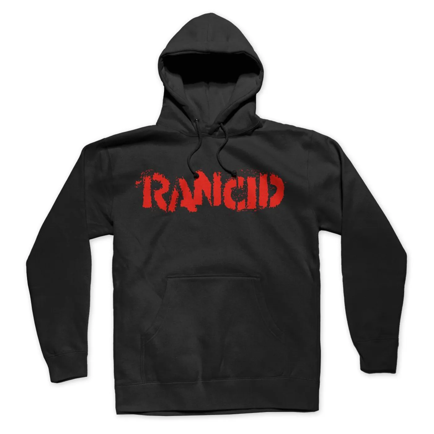 Rancid Stencil Logo Pullover Hoodie (Black)
