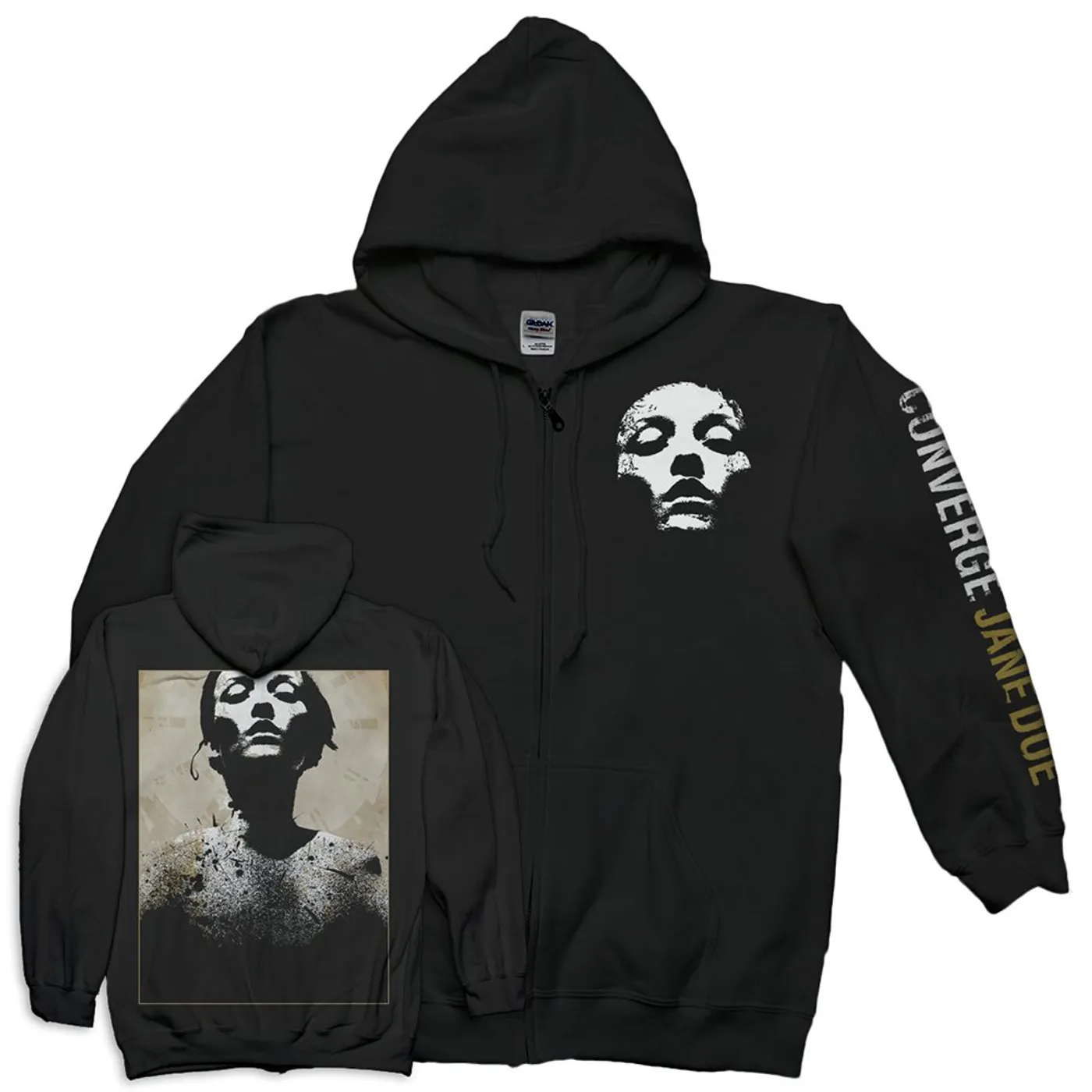 Converge Jane Doe Classic Zip-Up Hoodie (Black)