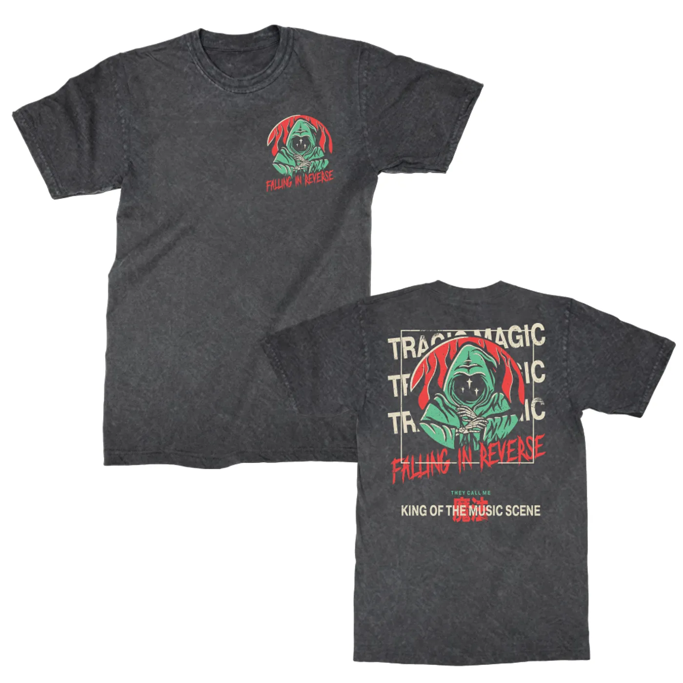 Falling In Reverse Tragic Magic Tee (Acid Wash)