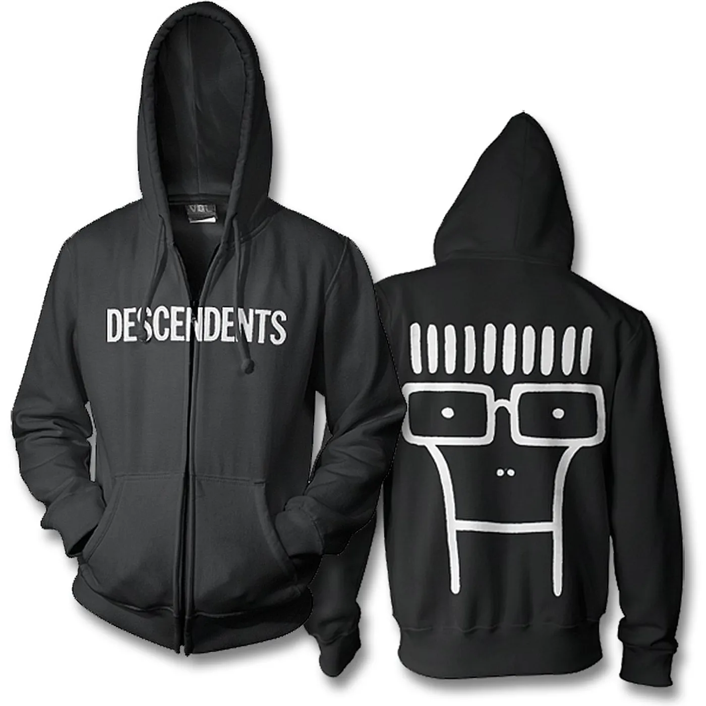 Descendents Classic Milo Zip-Up Hoodie (Black)