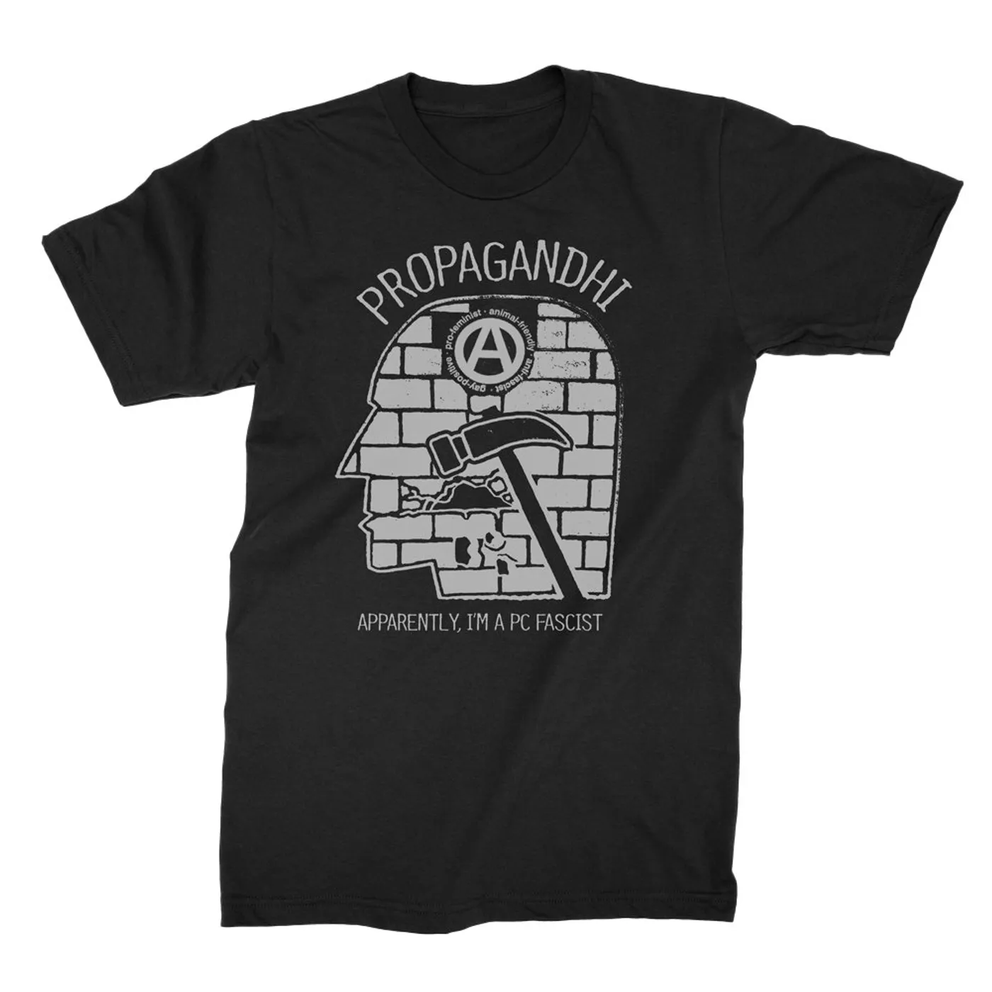 Propagandhi PC Fascist Tee (Black)
