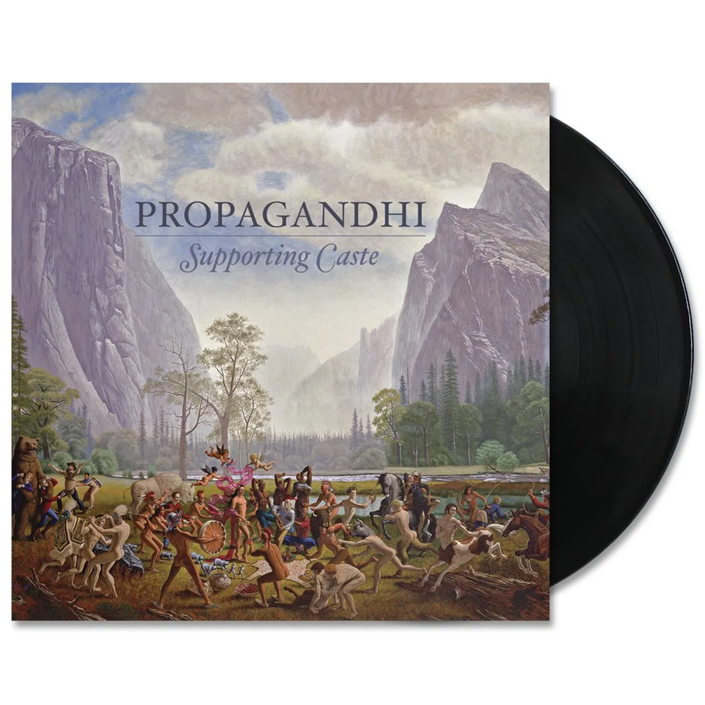 Propagandhi Supporting Caste (Reissue) LP - Black (Vinyl)
