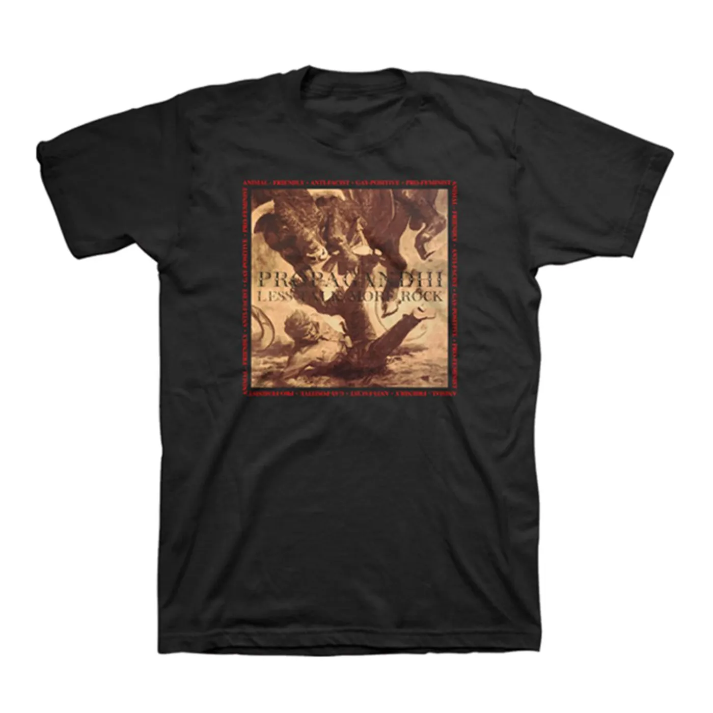 Propagandhi Less Talk More Rock Tee