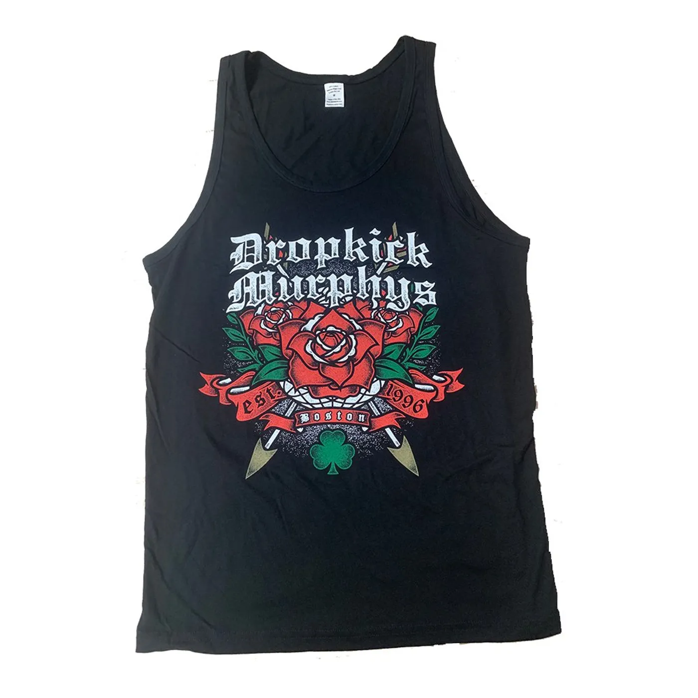 Dropkick Murphys Rose Tattoo Tank Top (Black)