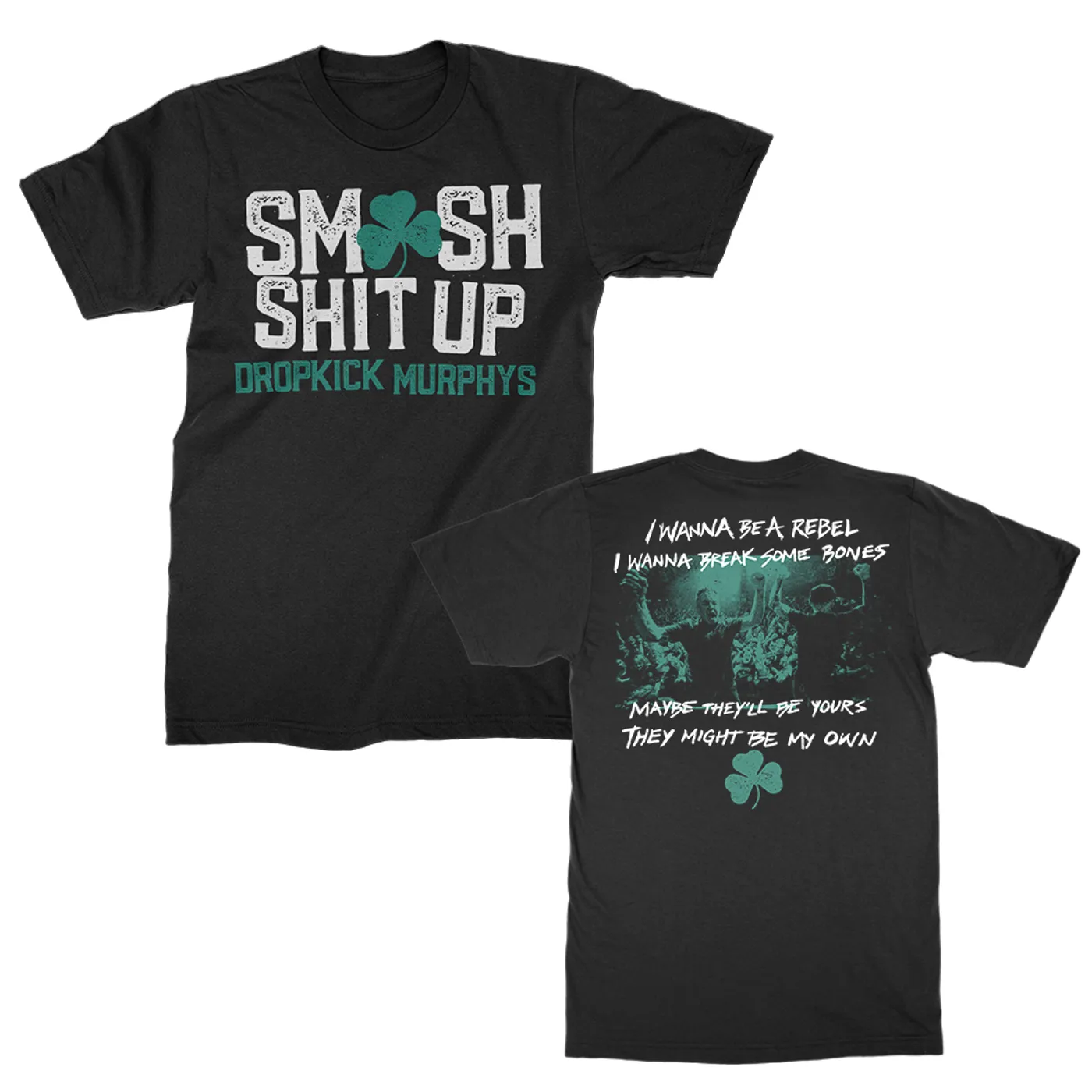 Dropkick Murphys Smash Shit Up Tee (Black)