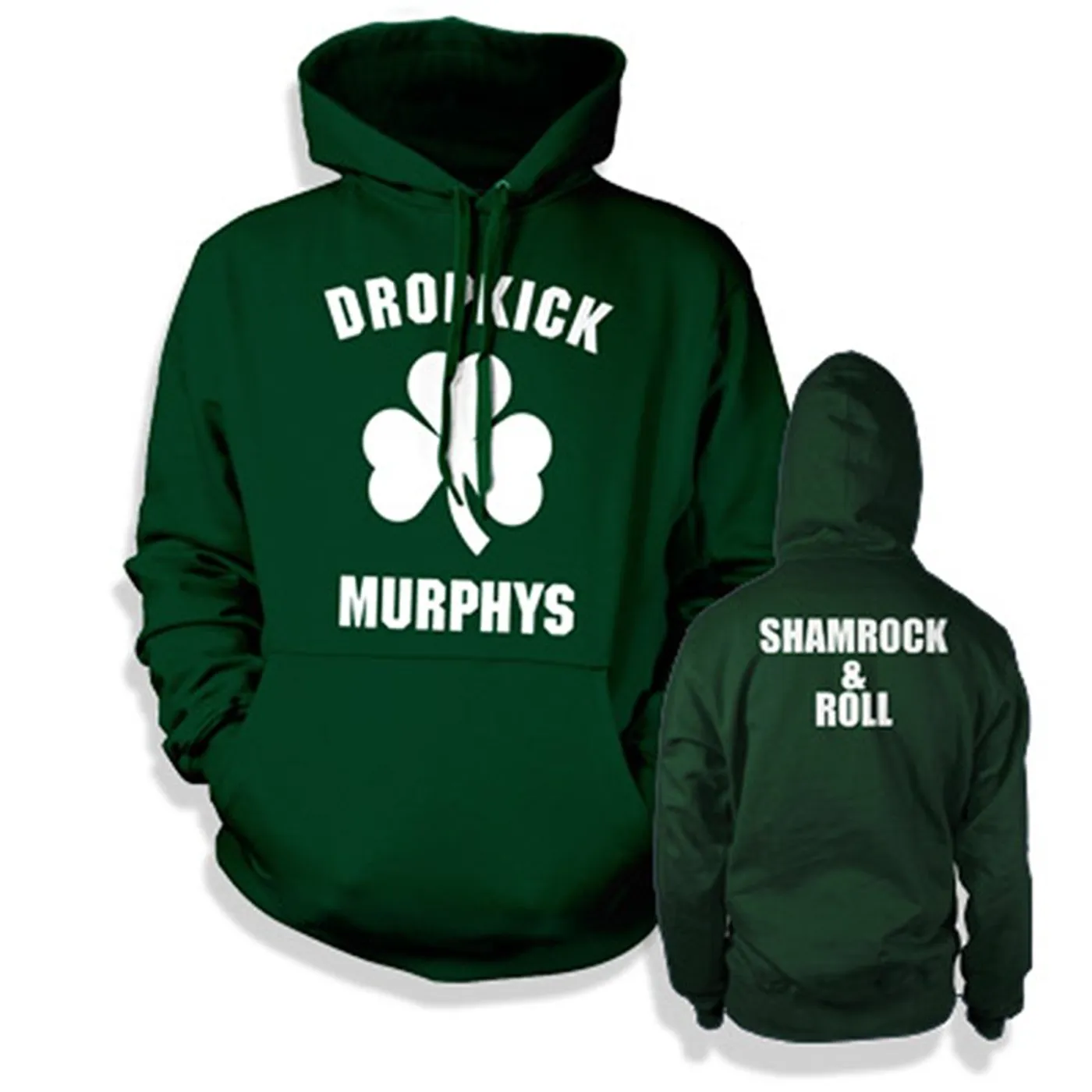 Dropkick Murphys Shamrock & Roll Hoodie (Green)